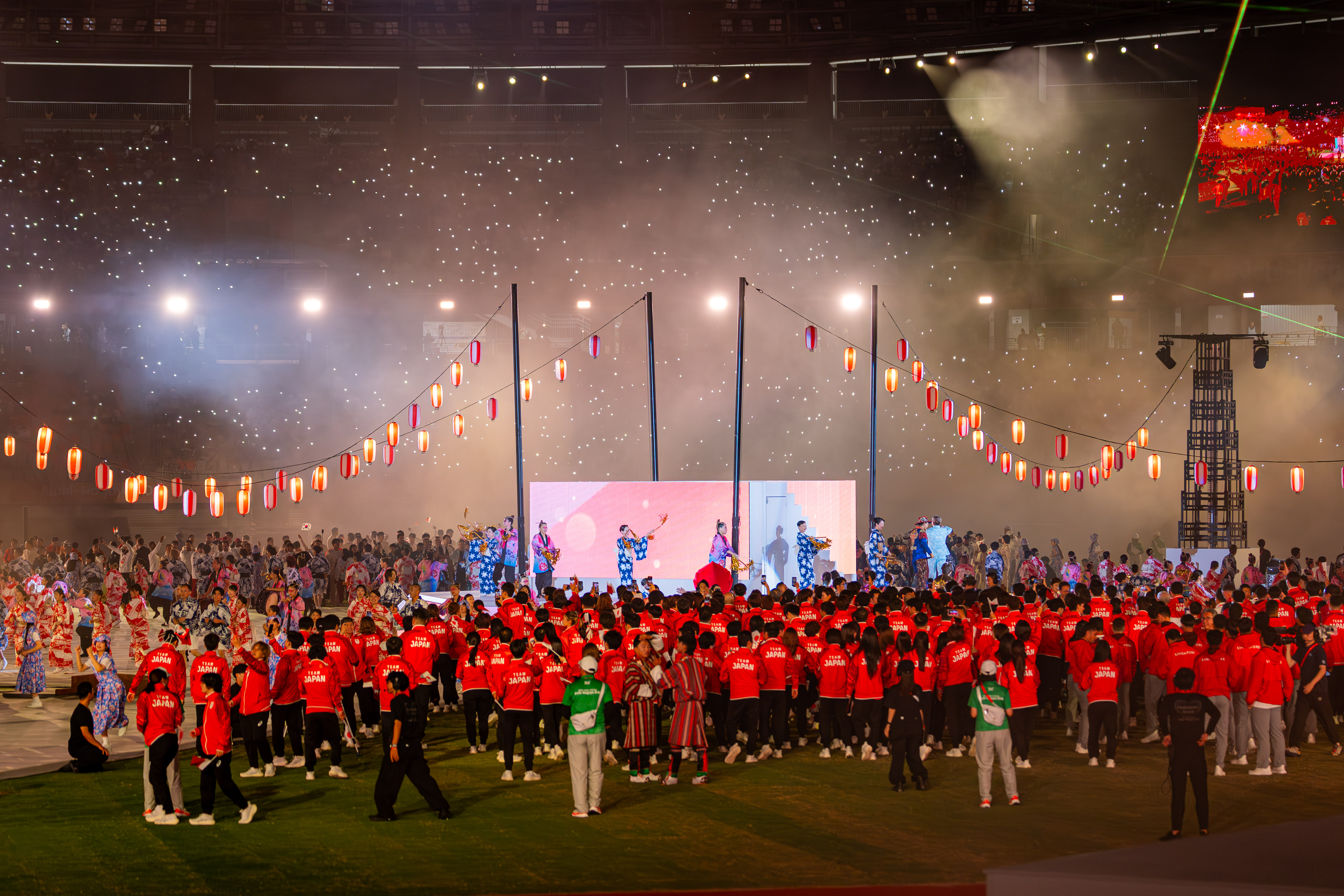From the closing ceremony