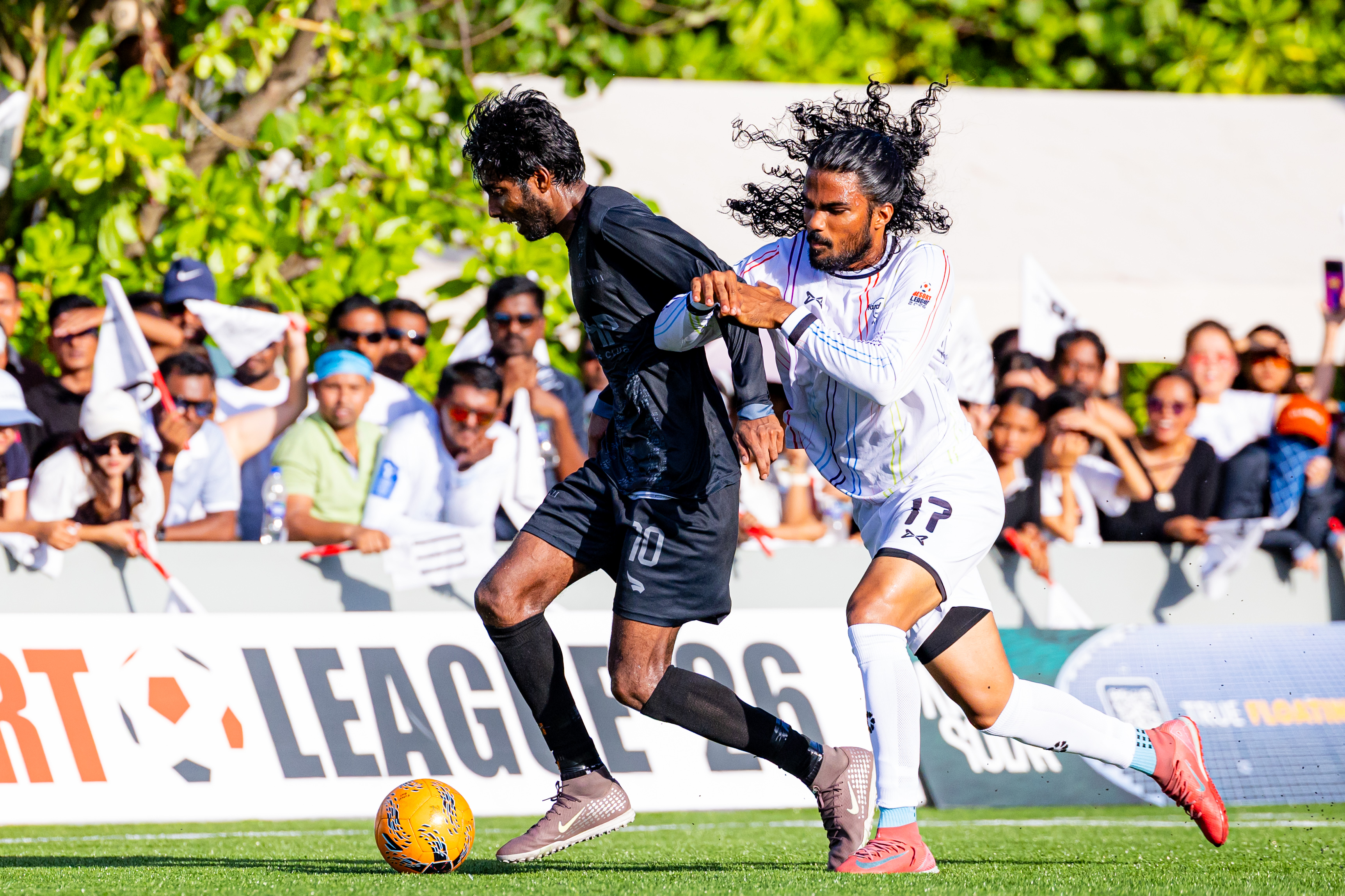 Players battle for supremacy on the pitch, the winner takes it all.