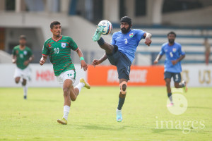 Bangladesh vs Maldives in SAFF Championship 2023 held in Sree Kanteerava Stadium, Bengaluru, India, on Saturday, 25th June 2023. Photos: Nausham Waheed, Hassan Simah / images.mv