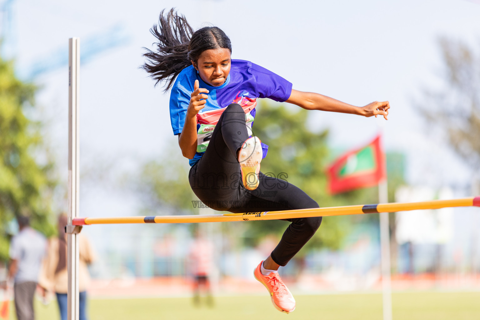 Day 1 of National Athletics Championship 2025 was held at Ekuveni Running Ground in Male', Maldives on Thursday, 14th August 2025. Photos: Areef Adam / images.mv