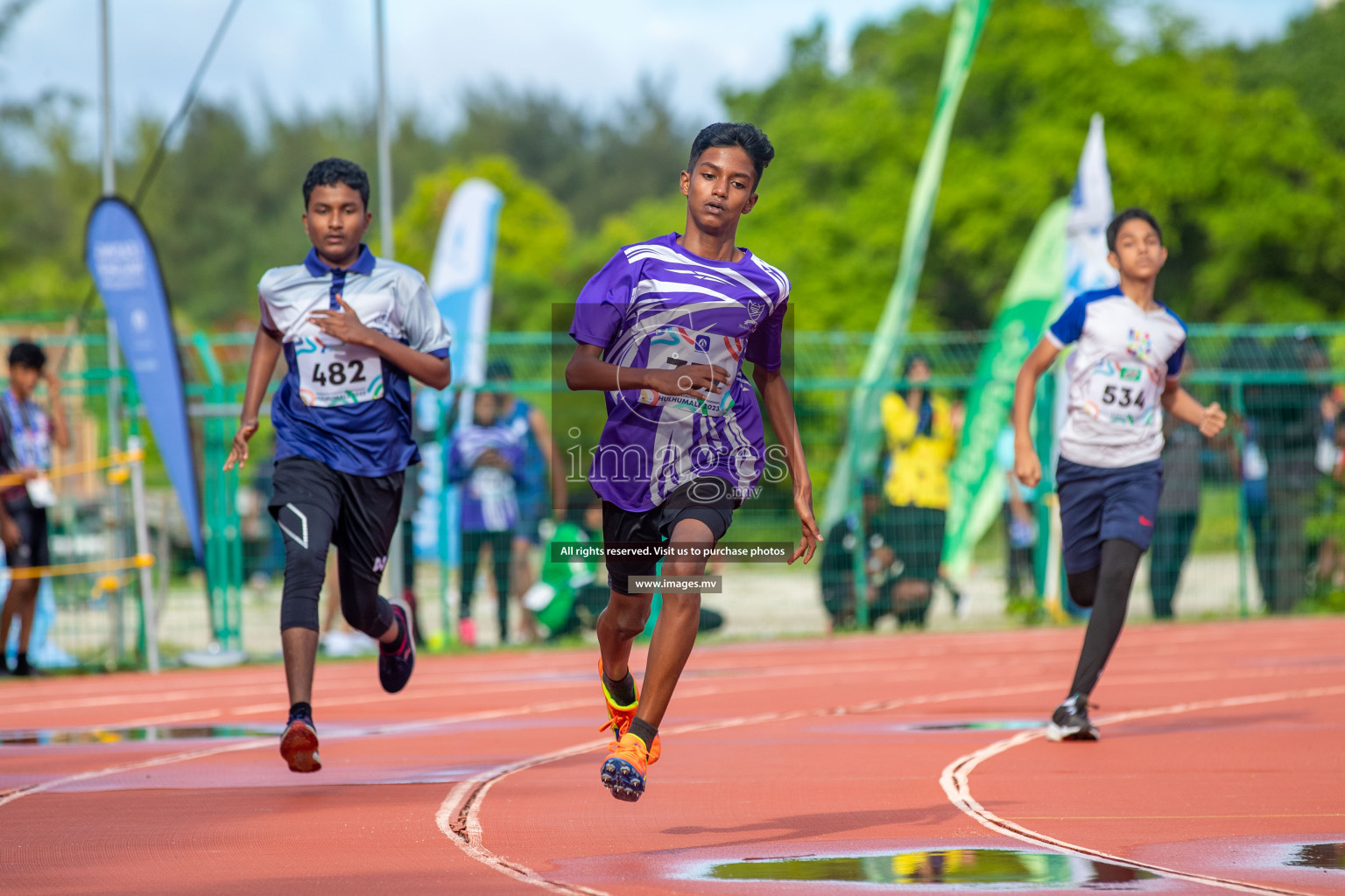 Day two of Inter School Athletics Championship 2023 was held at Hulhumale' Running Track at Hulhumale', Maldives on Sunday, 15th May 2023. Photos: Nausham Waheed / images.mv