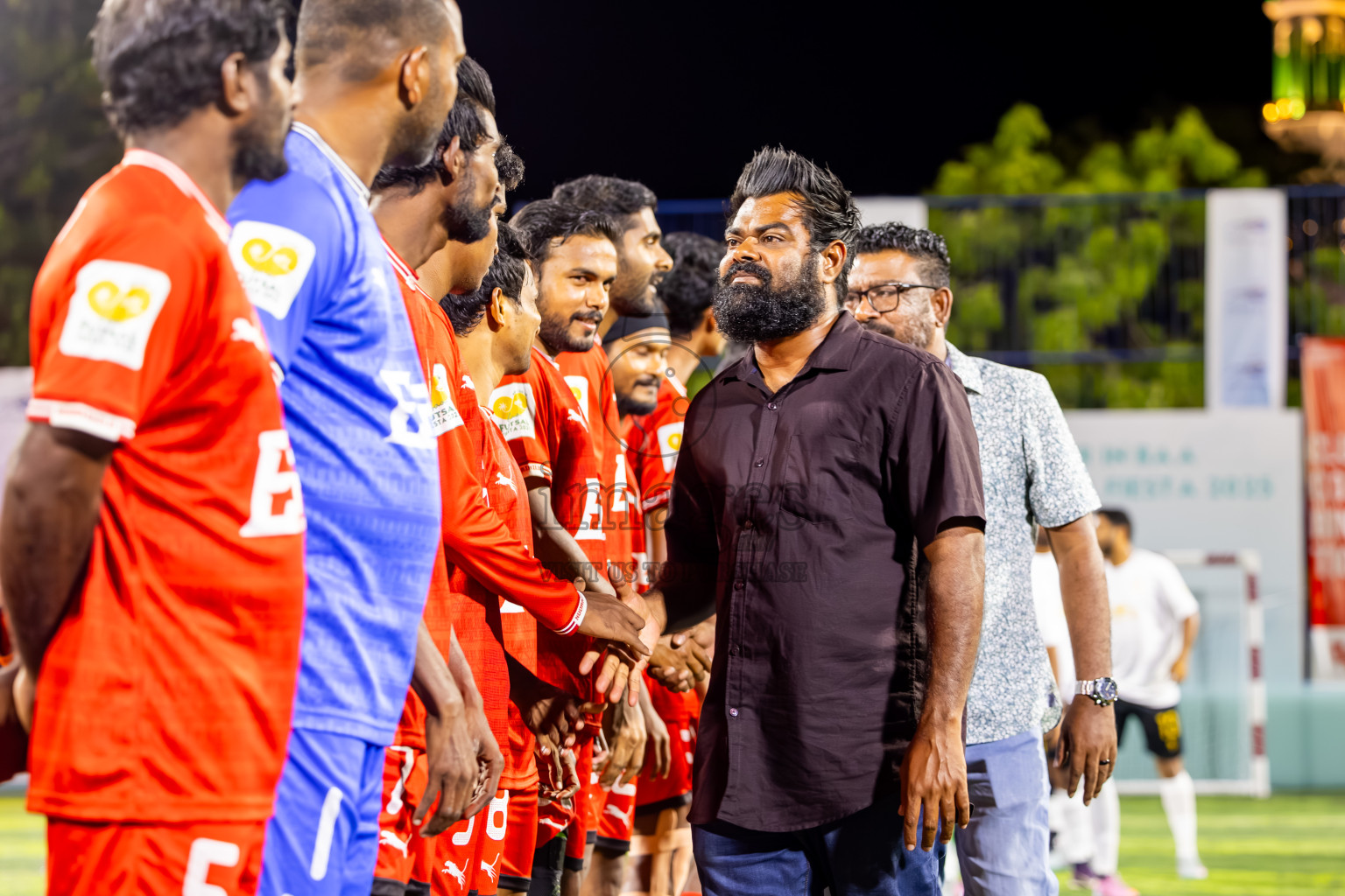Kudarikilu vs Dharavandhoo in Day 4 of Better in Baa Futsal Fiesta 2025 Men's division held in B. Eydhafushi, Maldives on Saturday, 8th November 2025. Photos: Nausham Waheed / images.mv