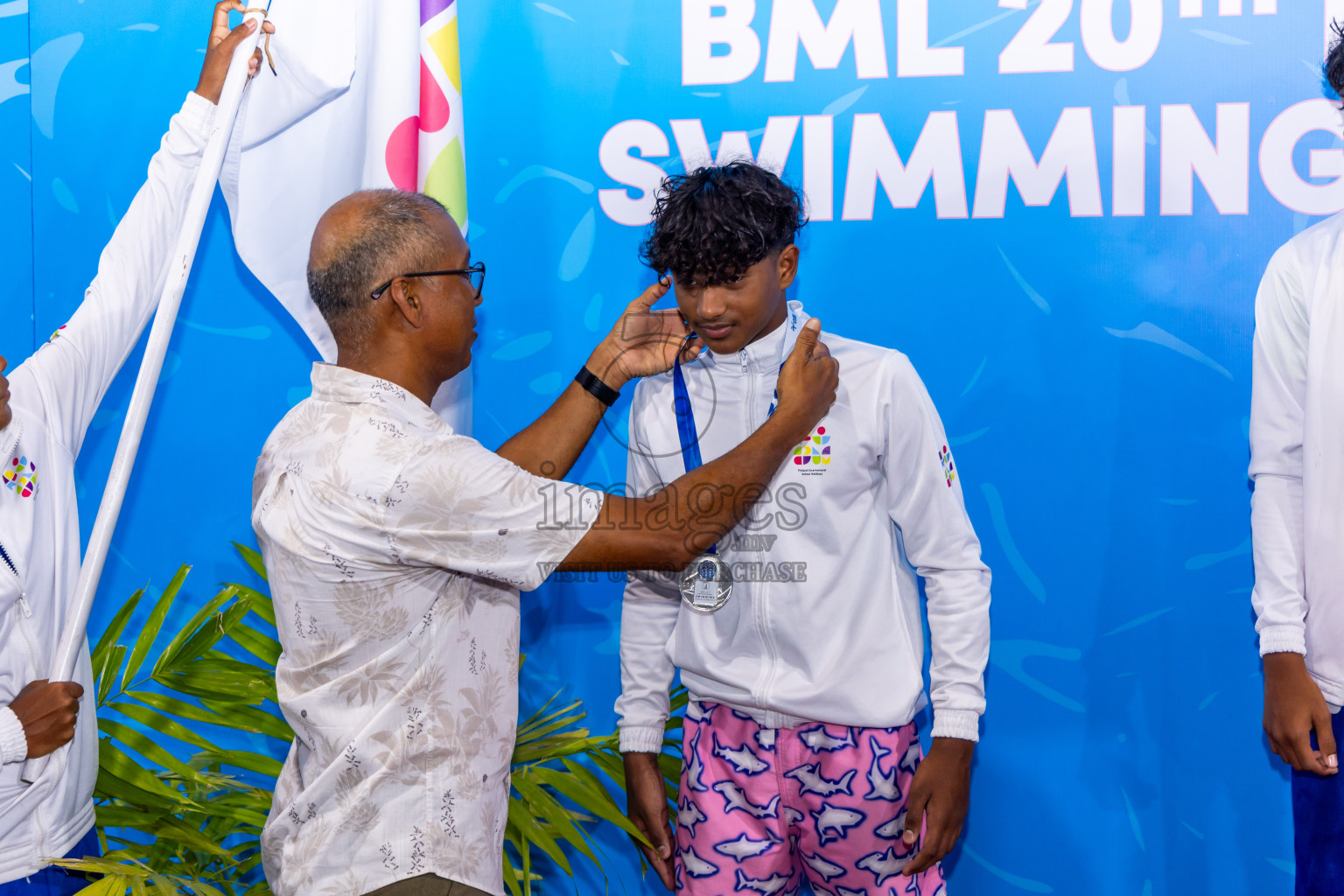 Day 5 of 20th Inter-school Swimming Competition 2024 held in Hulhumale', Maldives on Wednesday, 16th October 2024. Photos: Nausham Waheed / images.mv