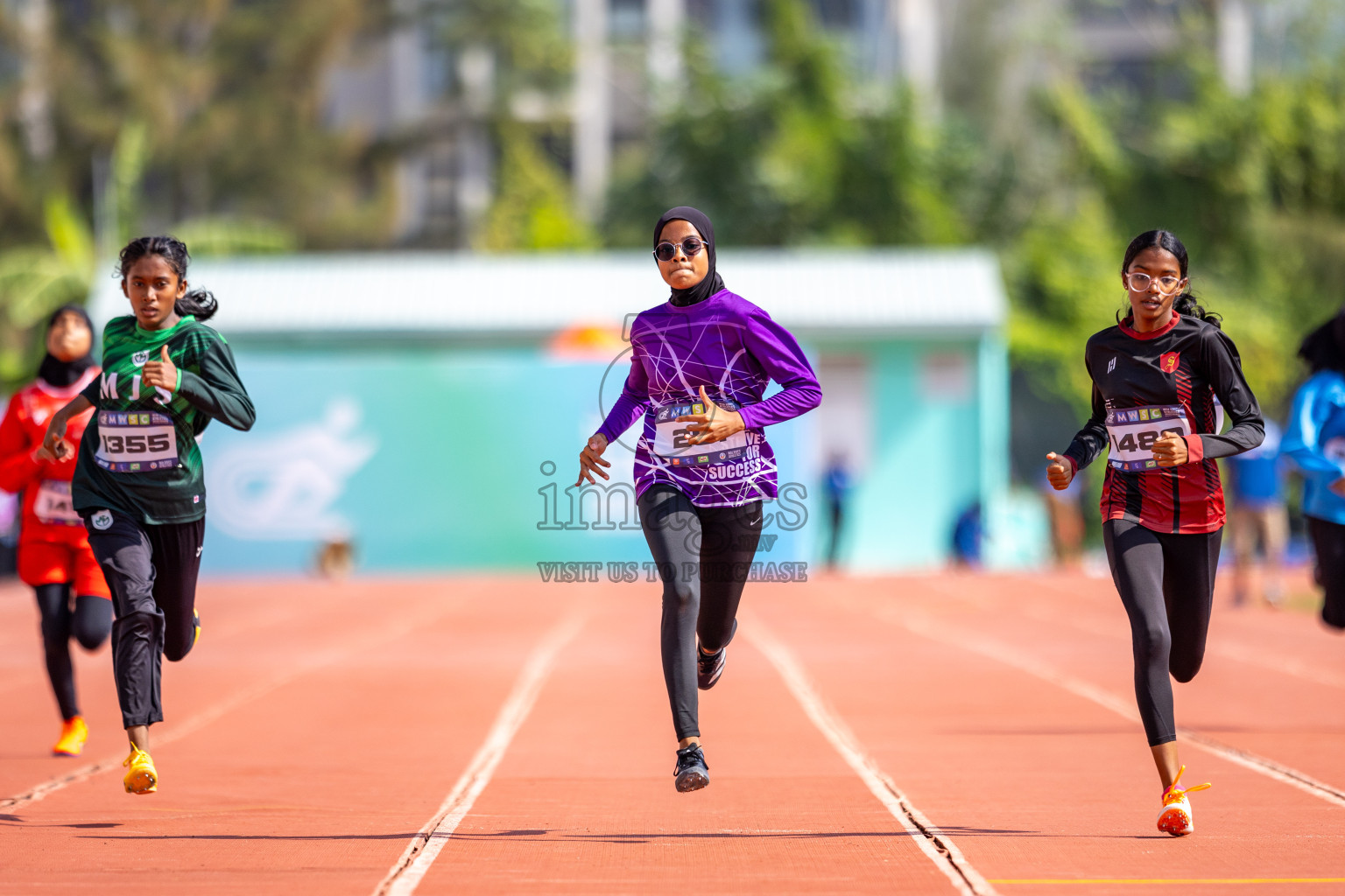 Day 4 of MWSC Interschool Athletics Championships 2024 held in Hulhumale Running Track, Hulhumale, Maldives on Tuesday, 12th November 2024. Photos by: Raaif Yoosuf / Images.mv