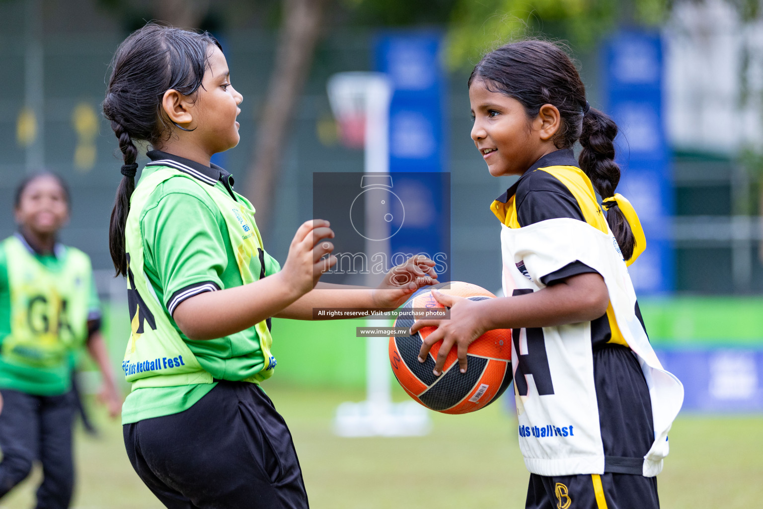 Day 1 of Nestle' Kids Netball Fiesta 2023 held in Henveyru Stadium, Male', Maldives on Thursday, 30th November 2023. Photos by Nausham Waheed / Images.mv