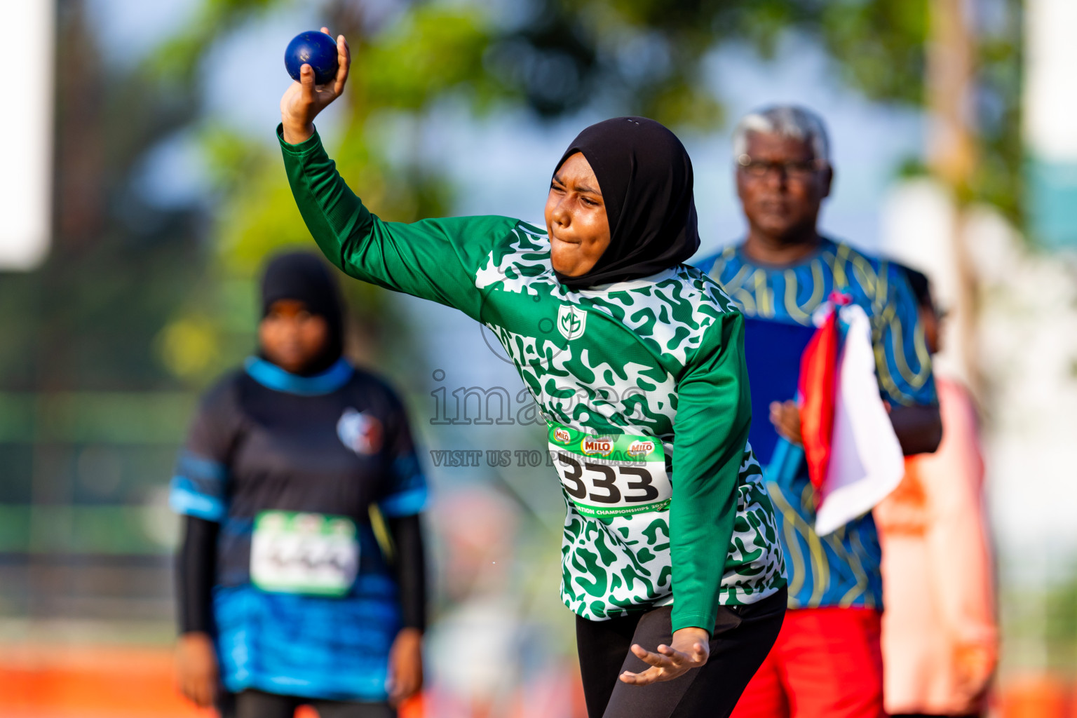 Day 2 of MILO Athletics Association Championship was held on Wednesday, 6th May 2024 in Male', Maldives. Photos: Nausham Waheed