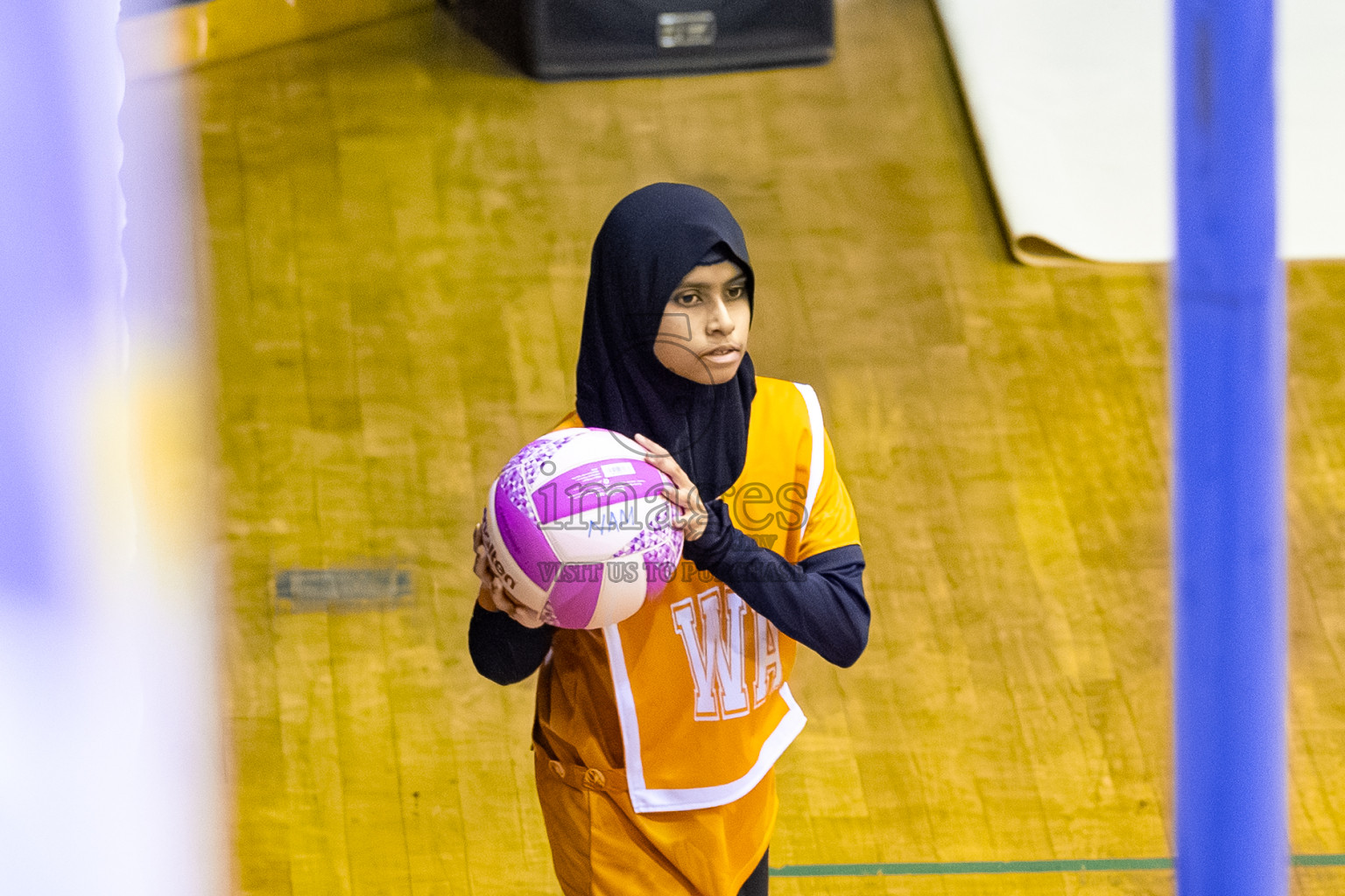 C Matrix vs Youth United SC in the Semi-finals of 24th Milo Netball Association Championship was held in Social Center at Male', Maldives on Wednesday, 10th September 2025. Photos: Mohamed Mahfooz Moosa / images.mv
