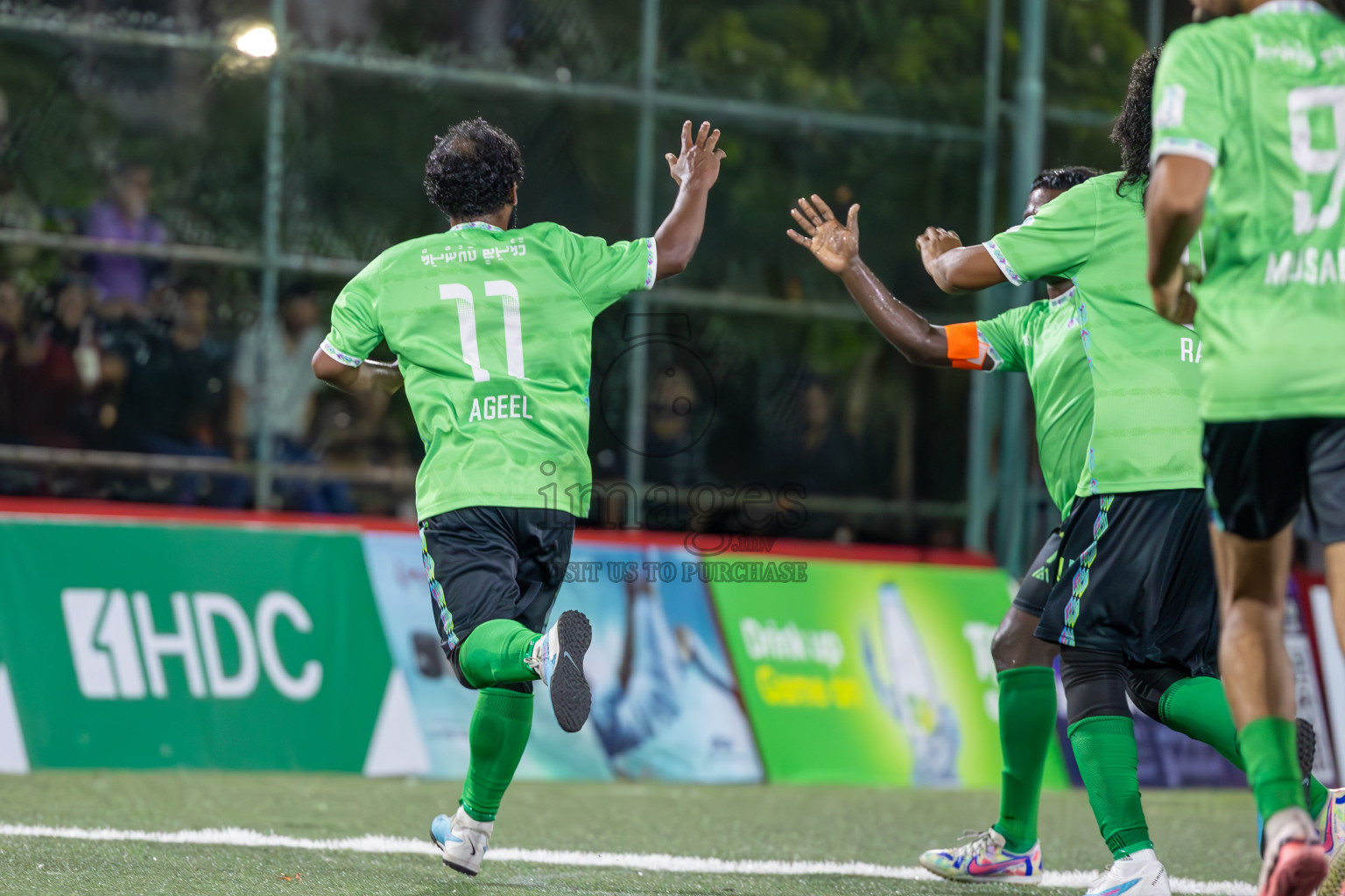 Team DJA vs Male' City Council in Club Maldives Classic 2024 held in Rehendi Futsal Ground, Hulhumale', Maldives on Tuesday, 10th September 2024.
Photos: Ismail Thoriq / images.mv