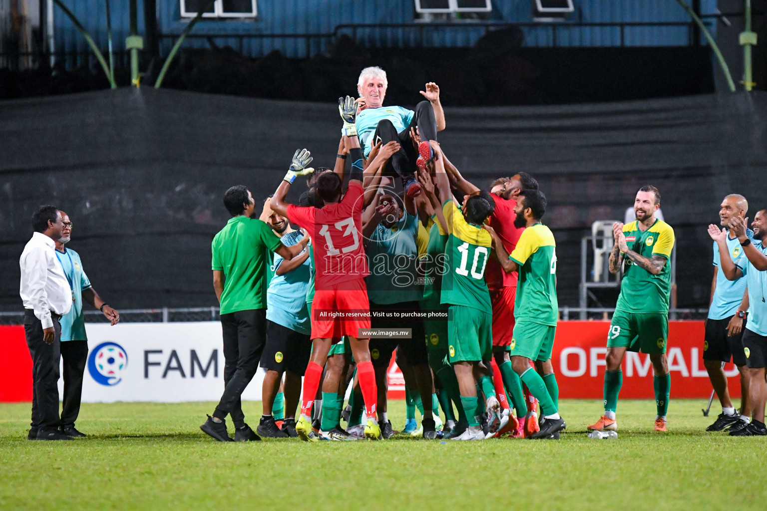 President's Cup 2023 Final - Maziya Sports & Recreation vs Club Eagles, held in National Football Stadium, Male', Maldives  Photos: Nausham Waheed/ Images.mv