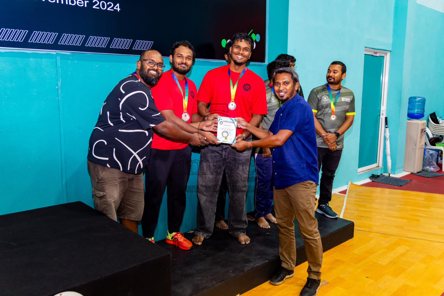 Finals of 9th Inter Office Company & Resort Table Tennis Tournament was held in Male' TT Hall, Male', Maldives on Saturday, 16th November 2024. Photos: Nausham Waheed / images.mv