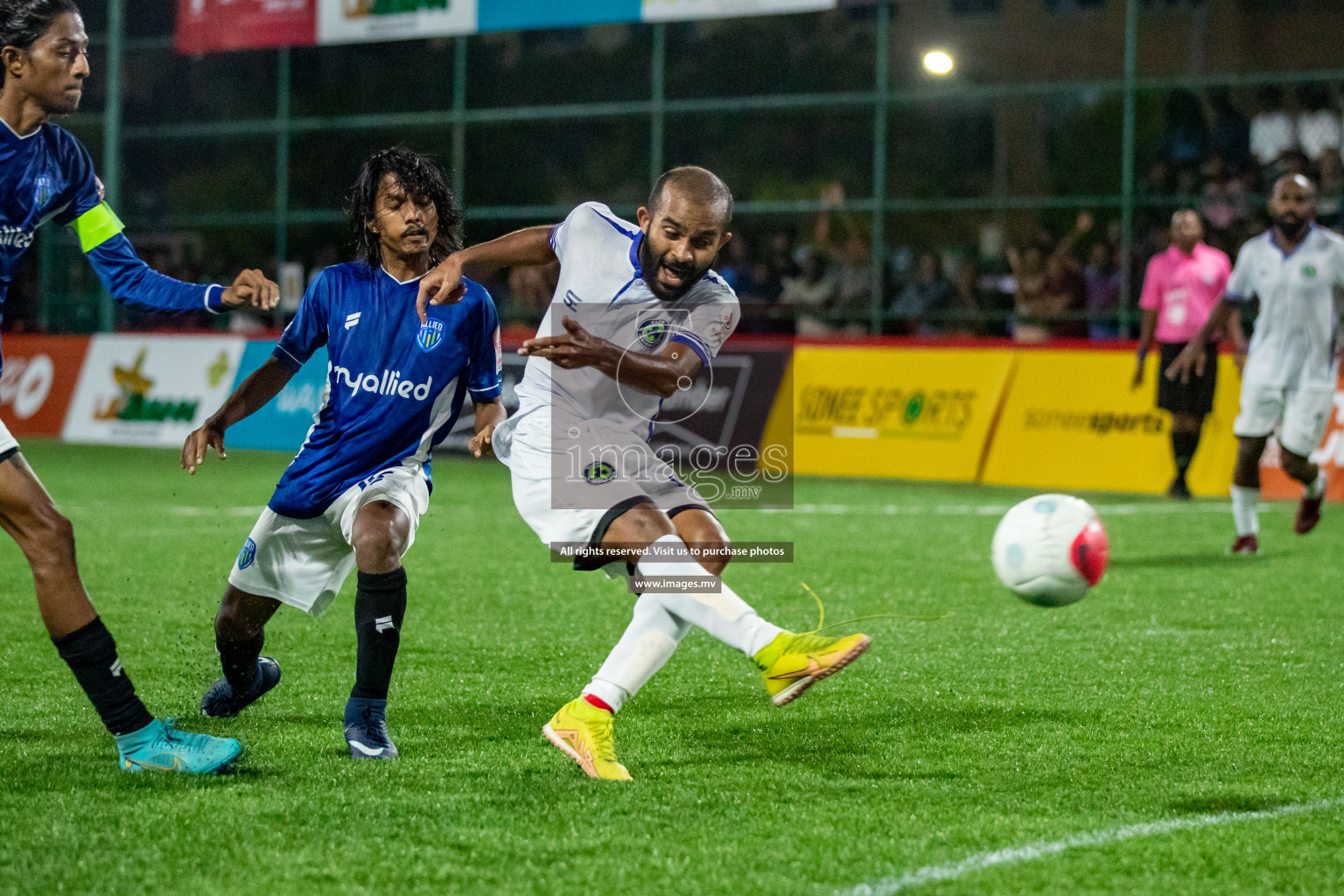 Club Immigration vs Team Allied in Club Maldives Cup 2022 was held in Hulhumale', Maldives on Thursday, 20th October 2022. Photos: Hassan Simah/ images.mv