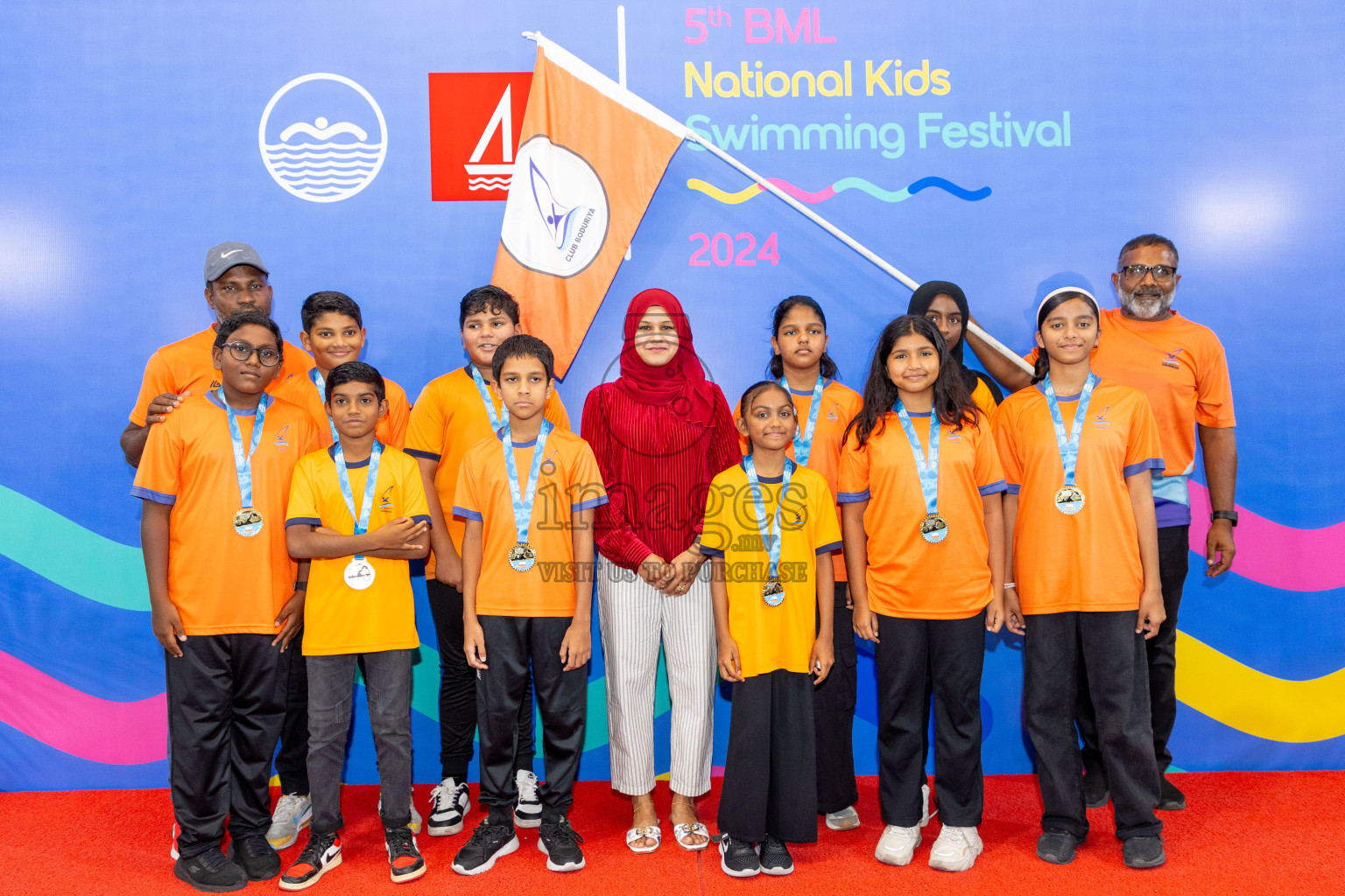 Closing of BML 5th National Swimming Kids Festival 2024 held in Hulhumale', Maldives on Saturday, 23rd November 2024.
Photos: Ismail Thoriq / images.mv