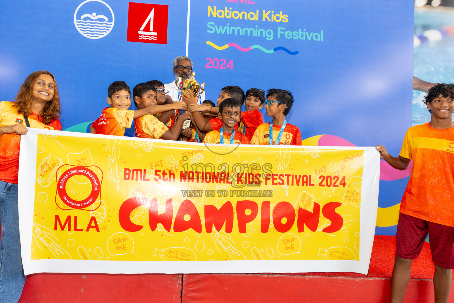 Closing of BML 5th National Swimming Kids Festival 2024 held in Hulhumale', Maldives on Saturday, 23rd November 2024.
Photos: Ismail Thoriq / images.mv