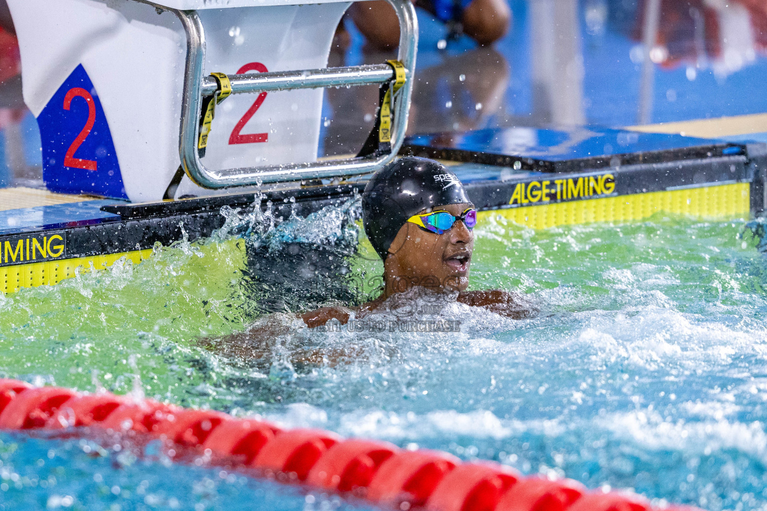 Day 4 of 20th Inter-school Swimming Competition 2024 held in Hulhumale', Maldives on Tuesday, 15th October 2024. Photos: Ismail Thoriq / images.mv