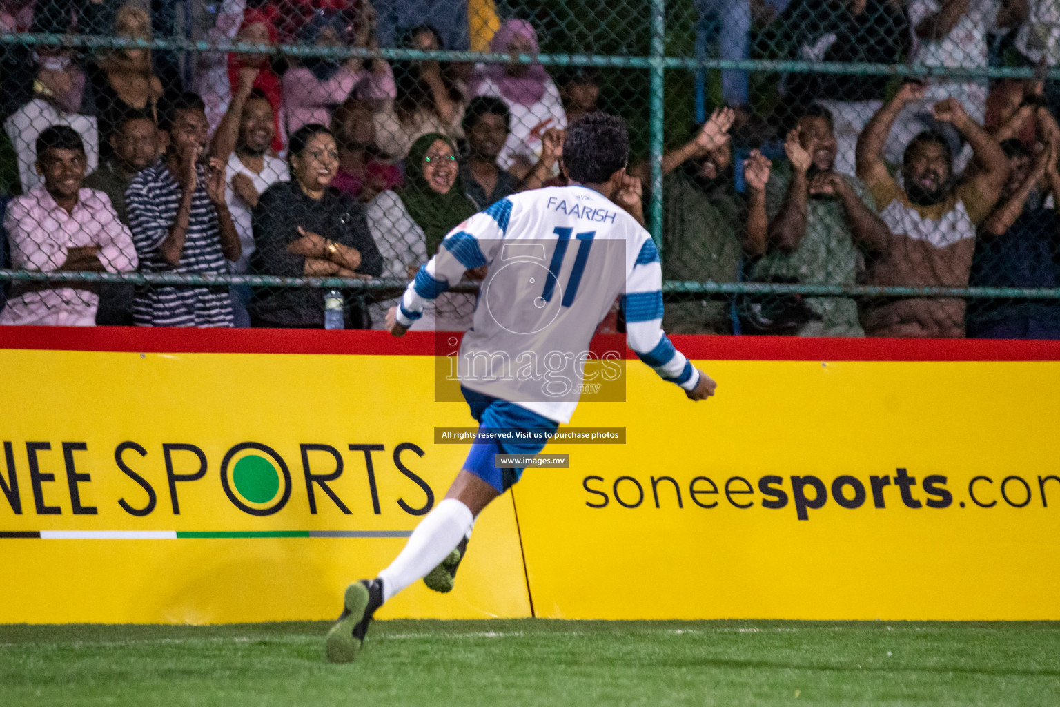 Club AVSEC vs TEAM DJA in Club Maldives Cup 2022 was held in Hulhumale', Maldives on Sunday, 9th October 2022. Photos: Hassan Simah / images.mv