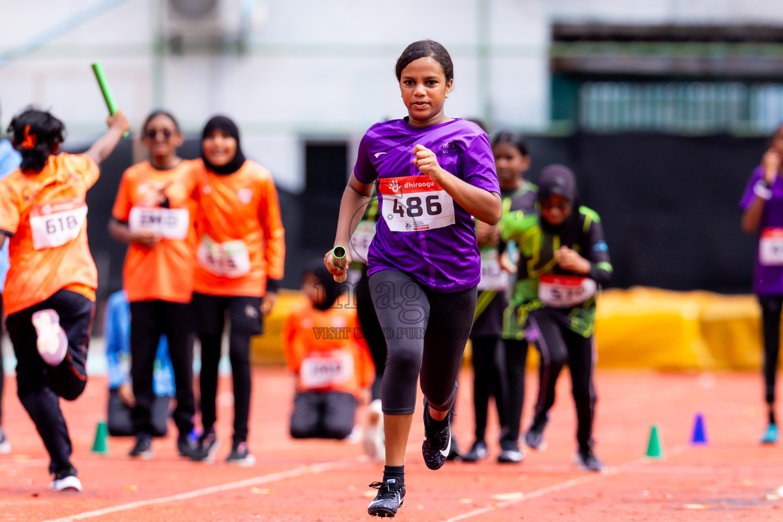 Day 6 of Inter-school Athletics Championship 2025 held in Ekuveni Synthetic Track, Male', Maldives on Sunday, 12th October 2025. Photos by: Nausham Waheed / Images.mv
