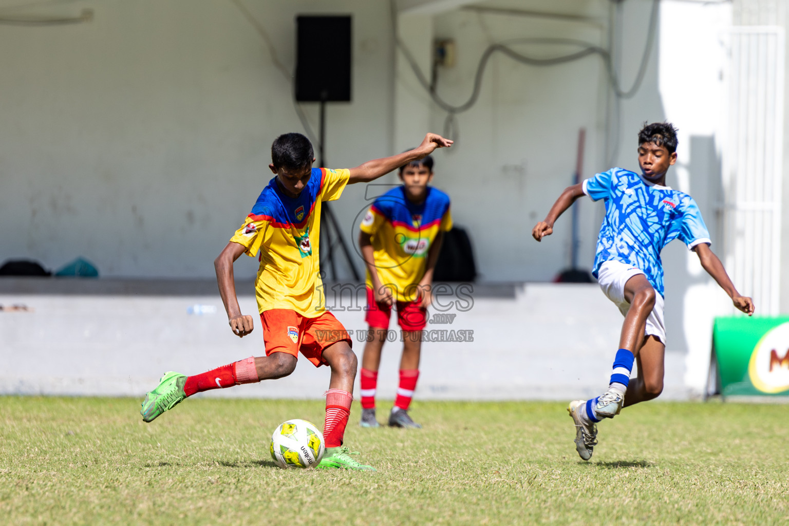 Day 4 of MILO Academy Championship 2024 (U-14) was held in Henveyru Stadium, Male', Maldives on Sunday, 3rd November 2024. 
Photos: Hassan Simah / Images.mv