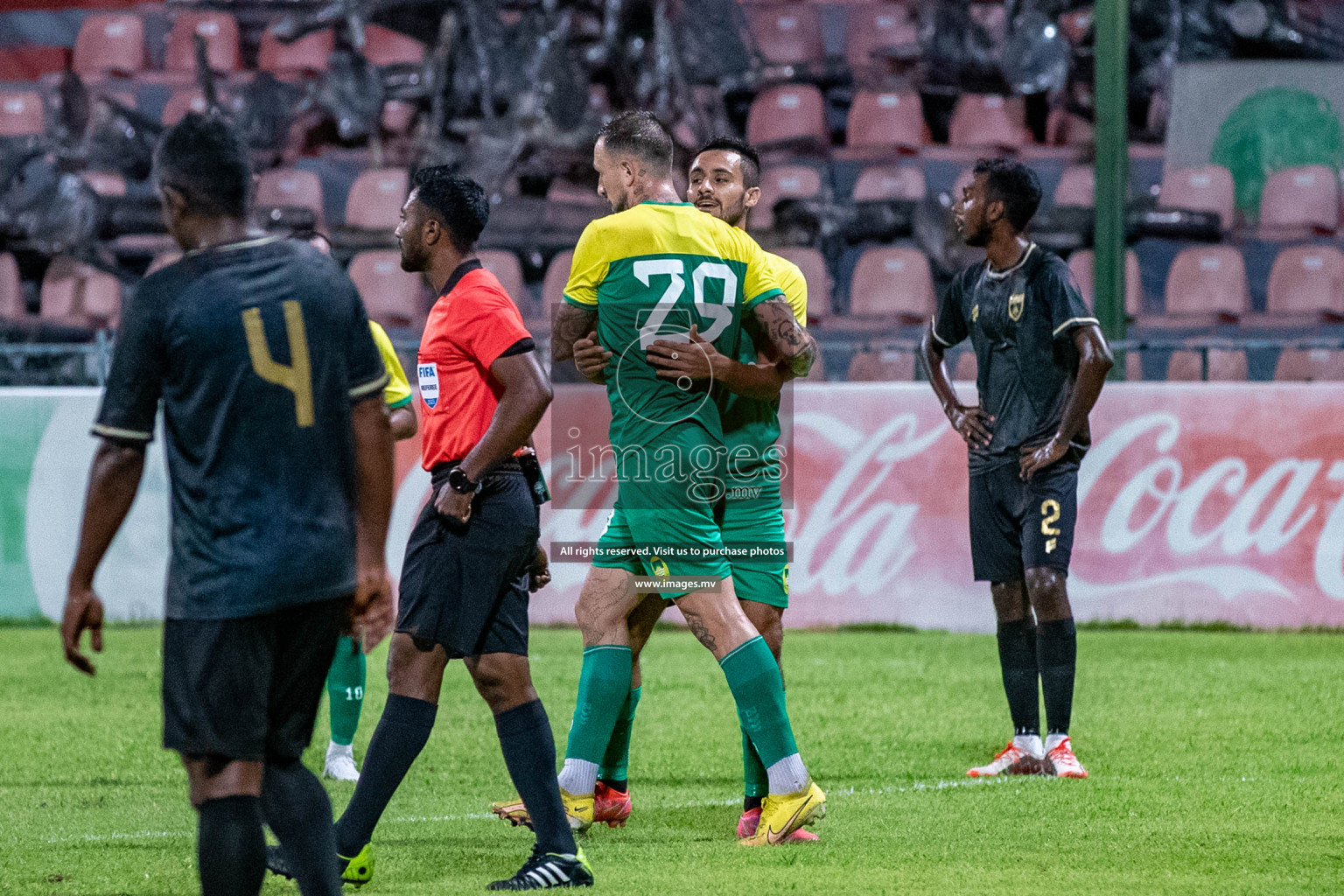 Charity Shield Match between Maziya Sports and Recreation Club and Club Eagles held in National Football Stadium, Male', Maldives Photos: Nausham Waheed / Images.mv