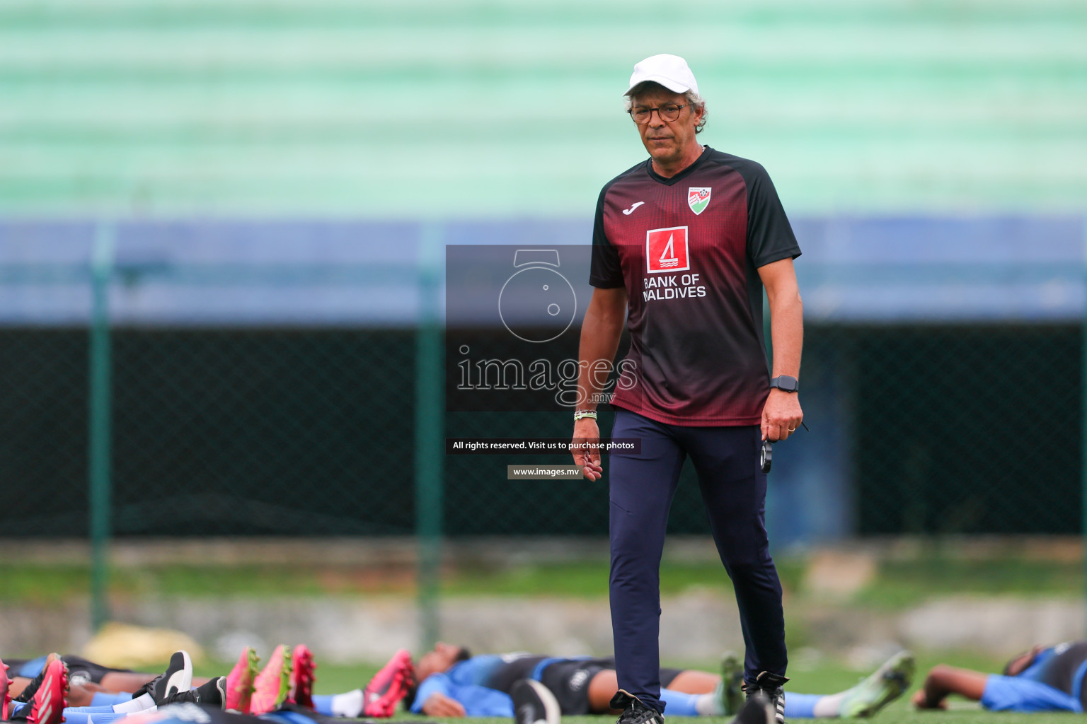 Maldives Practice Sessions on 26 June 2023 before their match in Bangabandhu SAFF Championship 2023 held in Bengaluru Football Ground