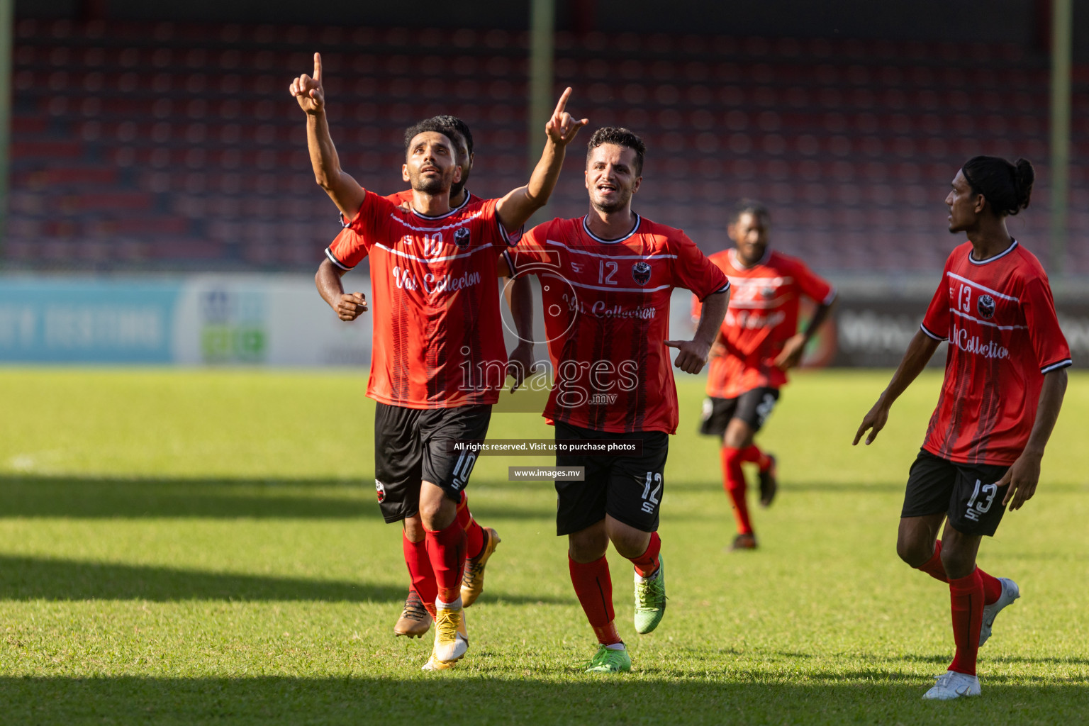 Biss Buru Sports vs JJ Sports Club  in 2nd Division 2022 on 14th July 2022, held in National Football Stadium, Male', Maldives Photos: Hassan Simah / Images.mv