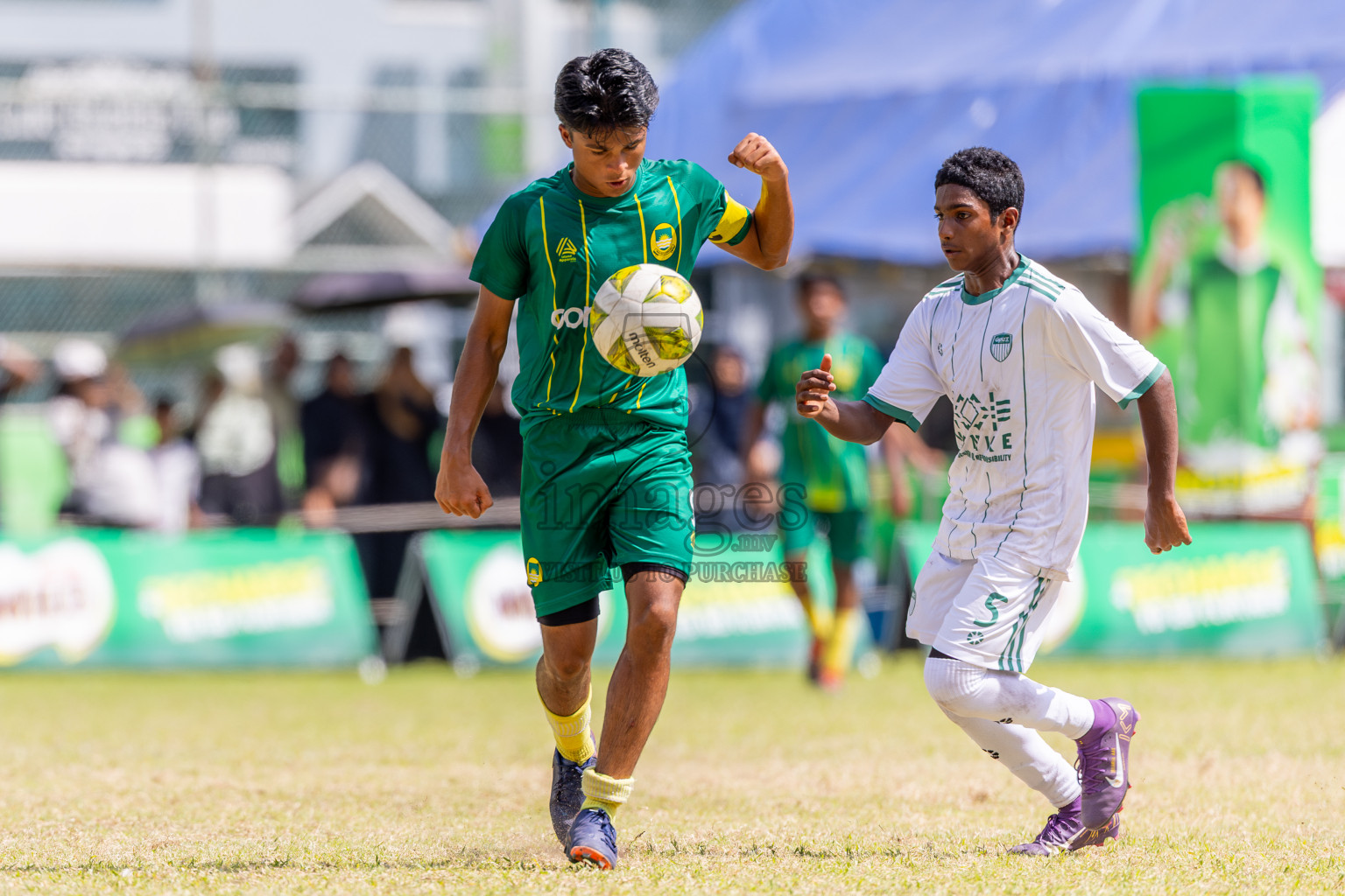 Day 4 of MILO Academy Championship 2025 (U14) was held on Sunday, 2nd November 2025 at Henveiru Football Grounds, Male', Maldives . 
Photos: Ismail Thoriq / images.mv