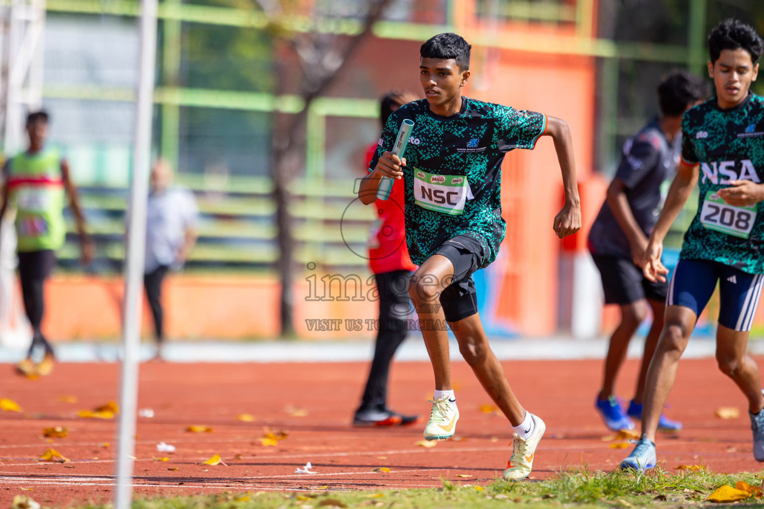 Day 3 of 12th Milo Association Championships was held in Ekuveni Track at Male', Maldives on Saturday, 26th April 2025. Photos: Ismail Thoriq / images.mv