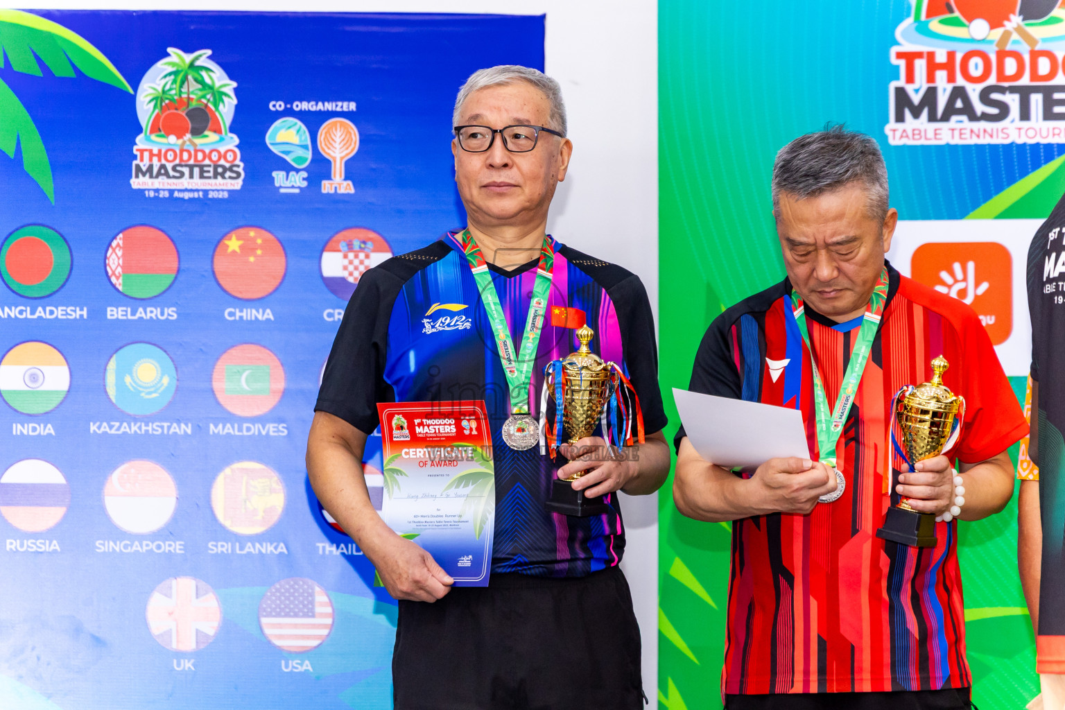 Day 4 of 1st Thoddoo Masters Table Tennis Tournament was held on Sunday, 24th August 2025 in AA Thoddoo, Maldives. Photos: Nausham Waheed / images.mv