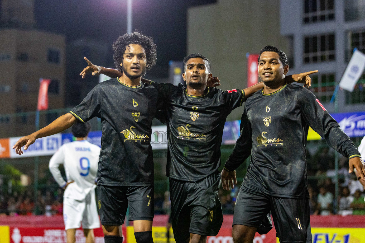 HA Utheem VS HA Ihavandhoo in Day 13 of Golden Futsal Challenge 2024 was held on Saturday, 27th January 2024, in Hulhumale', Maldives Photos: Nausham Waheed / images.mv