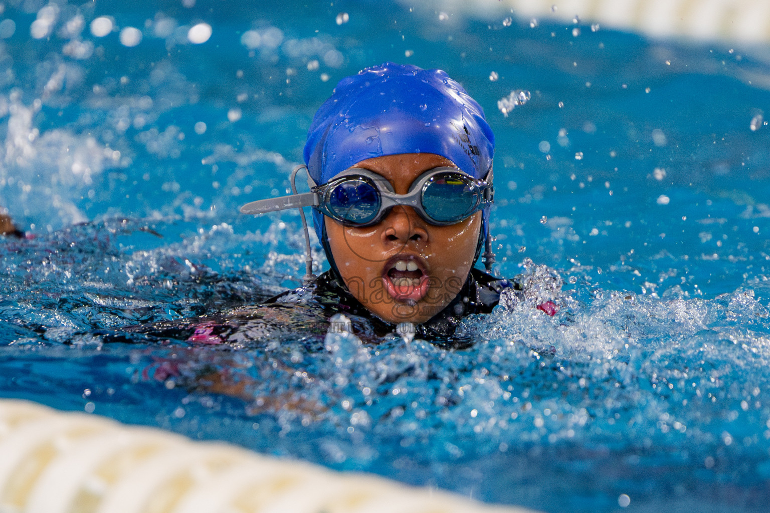 Day 1 of BML 5th National Swimming Kids Festival 2024 held in Hulhumale', Maldives on Monday, 18th November 2024. Photos: Nausham Waheed / images.mv