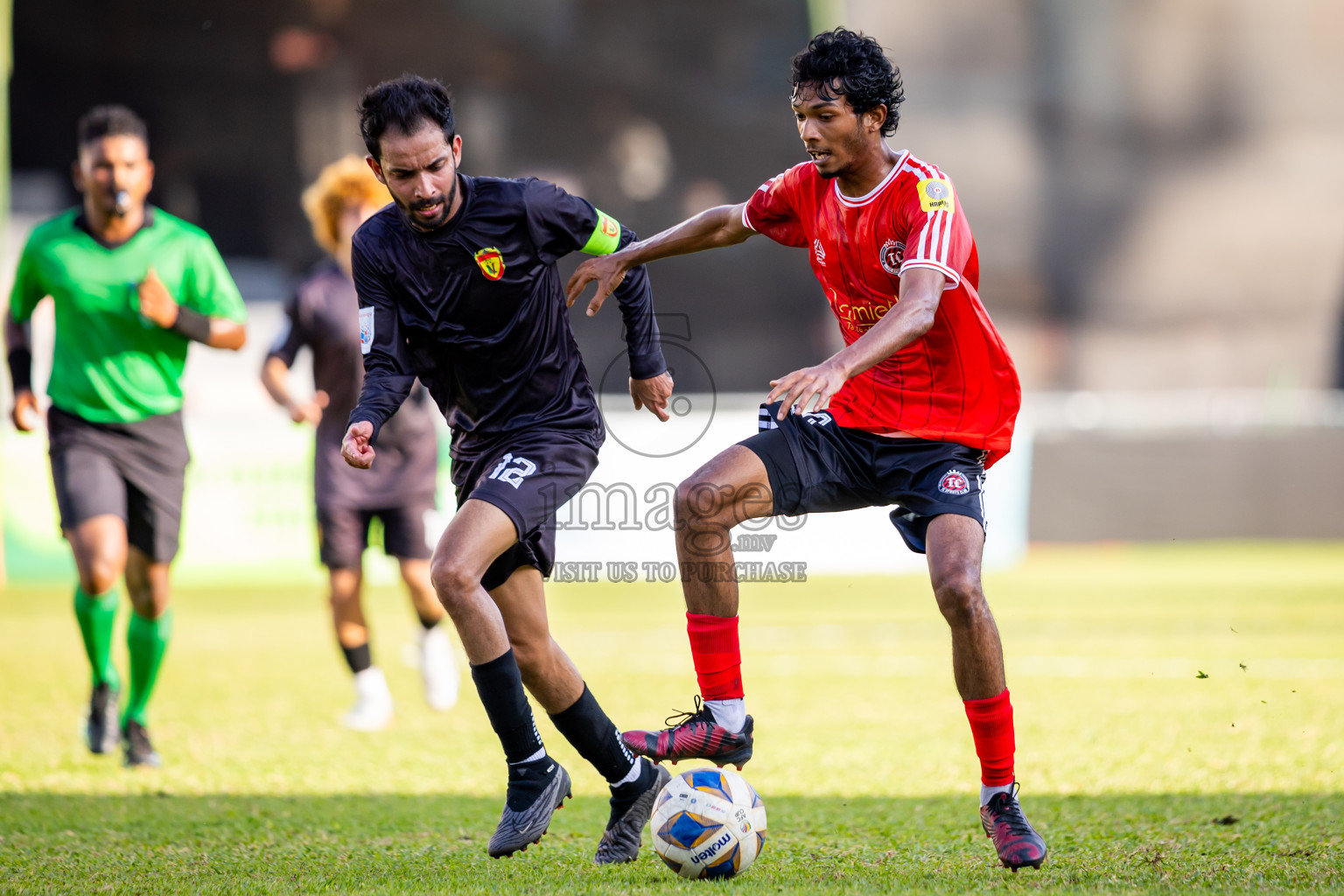United Victory vs TC Sports Club in Dhivehi Premier League 2025/26 held in National Football Stadium, Male', Maldives on Tuesday, 30th September 2025. Photos: Nausham Waheed / Images.mv