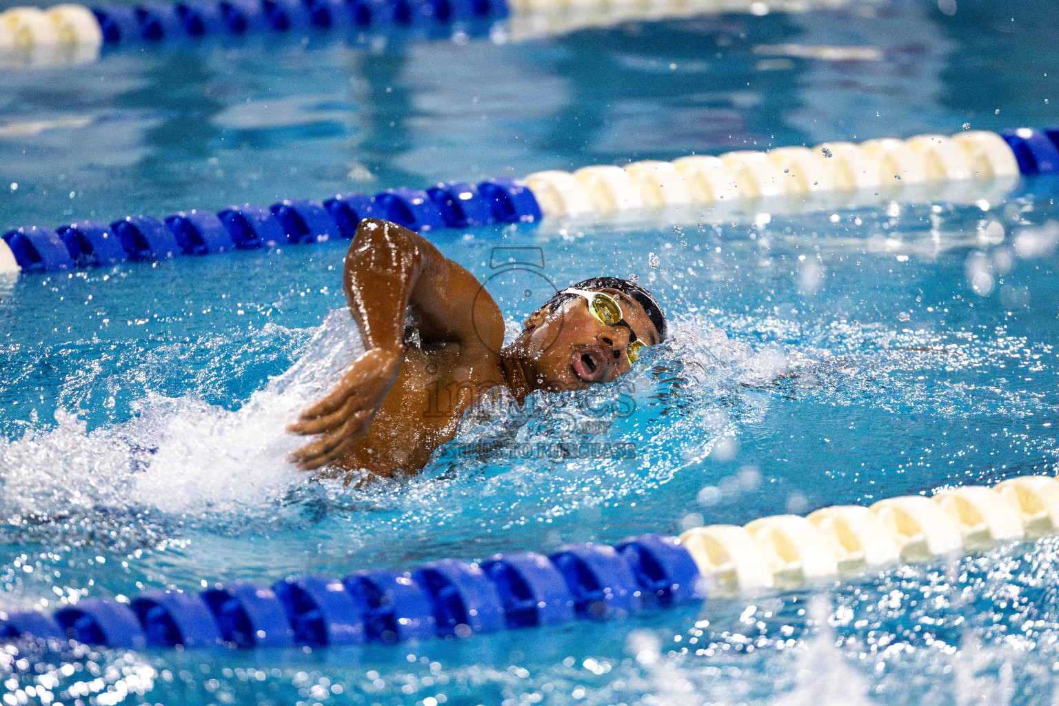 Day 6 of National Swimming Competition 2024 held in Hulhumale', Maldives on Wednesday, 18th December 2024. Photos: Mohamed Mahfooz Moosa / images.mv