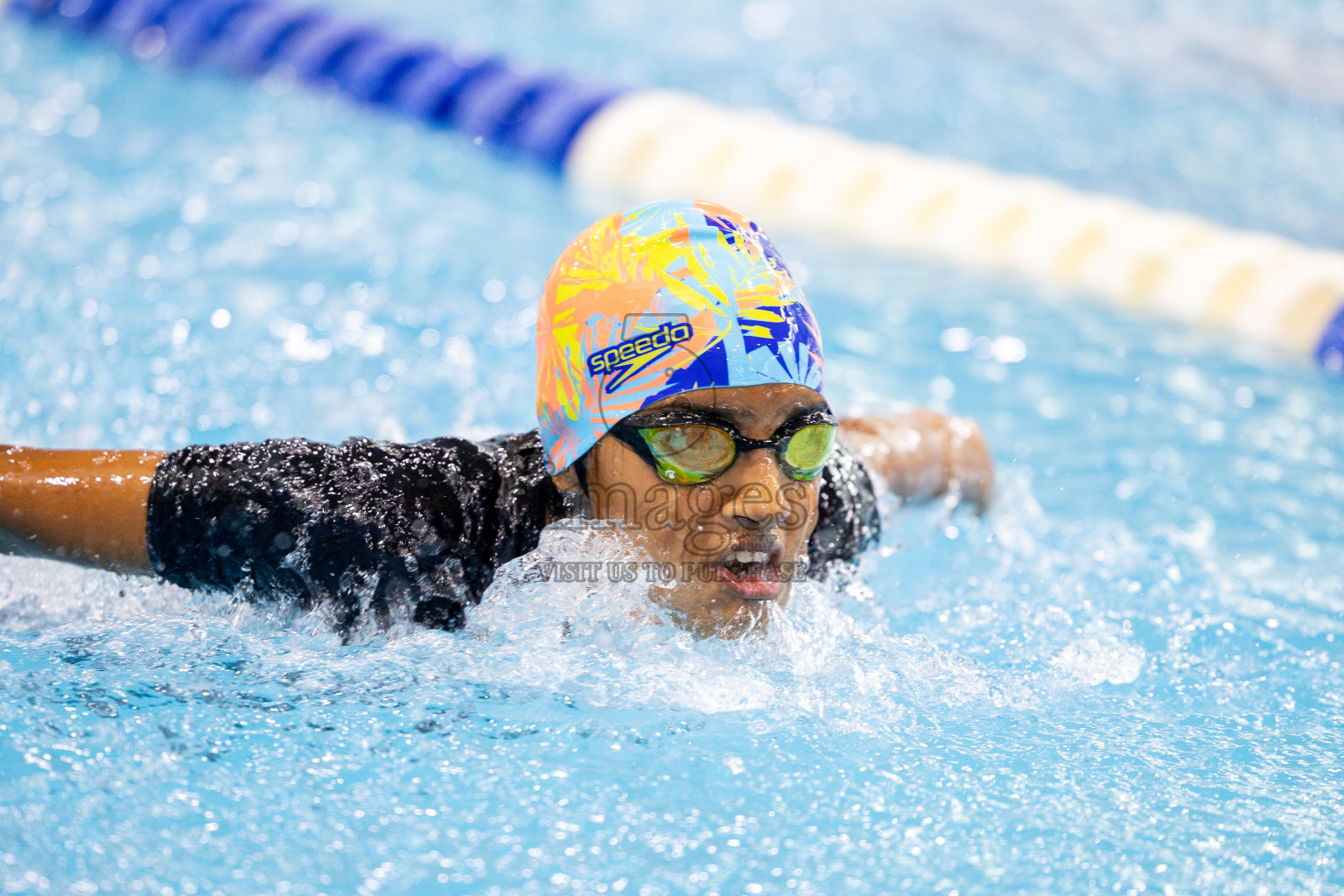 Day 1 of BML 21st Interschool Swimming Competition 2025 was held in Hulhumale' Swimming Pool, Hulhumale', Maldives on Saturday, 11th October 2025. 
Photos: Ismail Thoriq / images.mv