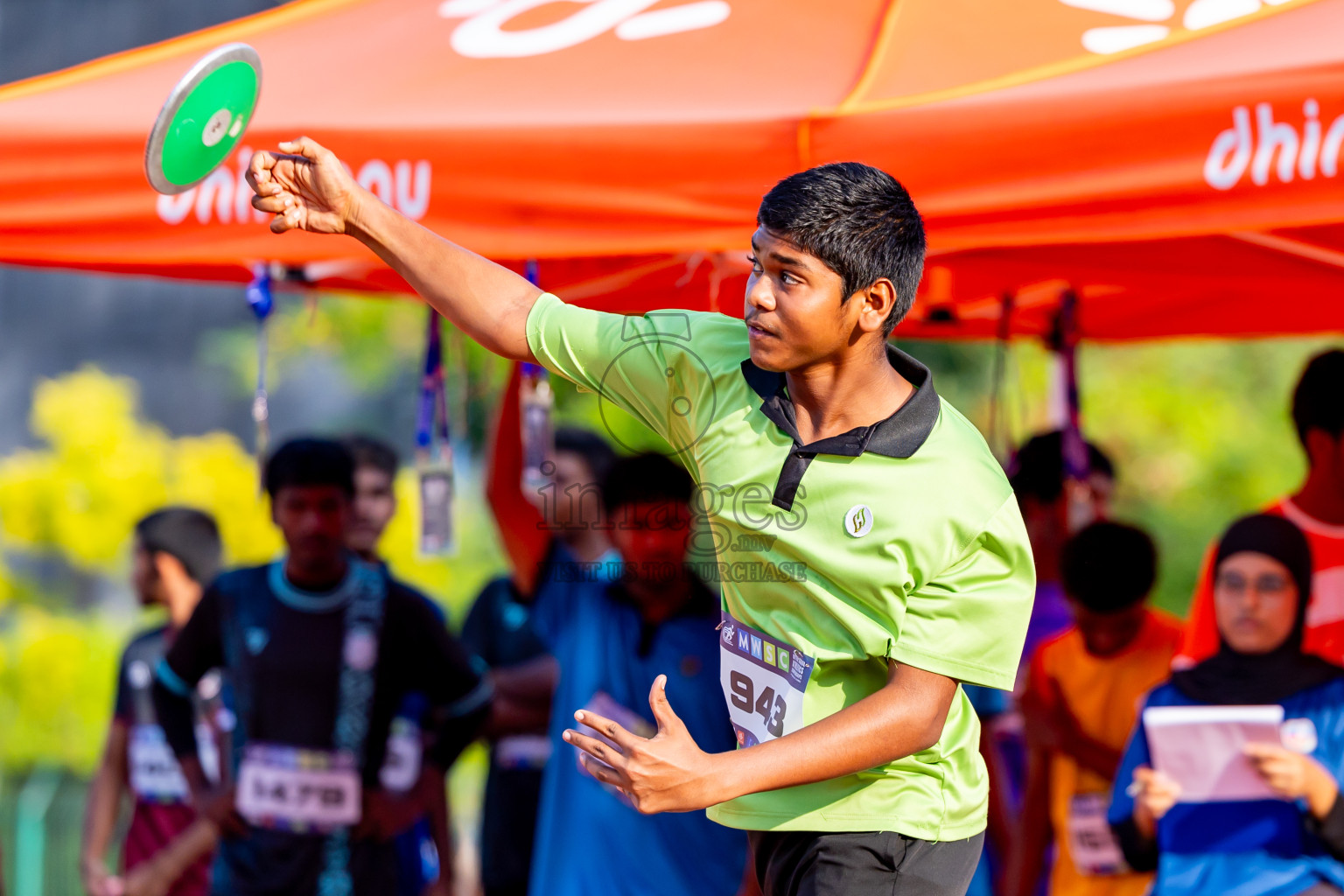 Day 5 of MWSC Interschool Athletics Championships 2024 held in Hulhumale Running Track, Hulhumale, Maldives on Wednesday, 13th November 2024. Photos by: Nausham Waheed / Images.mv