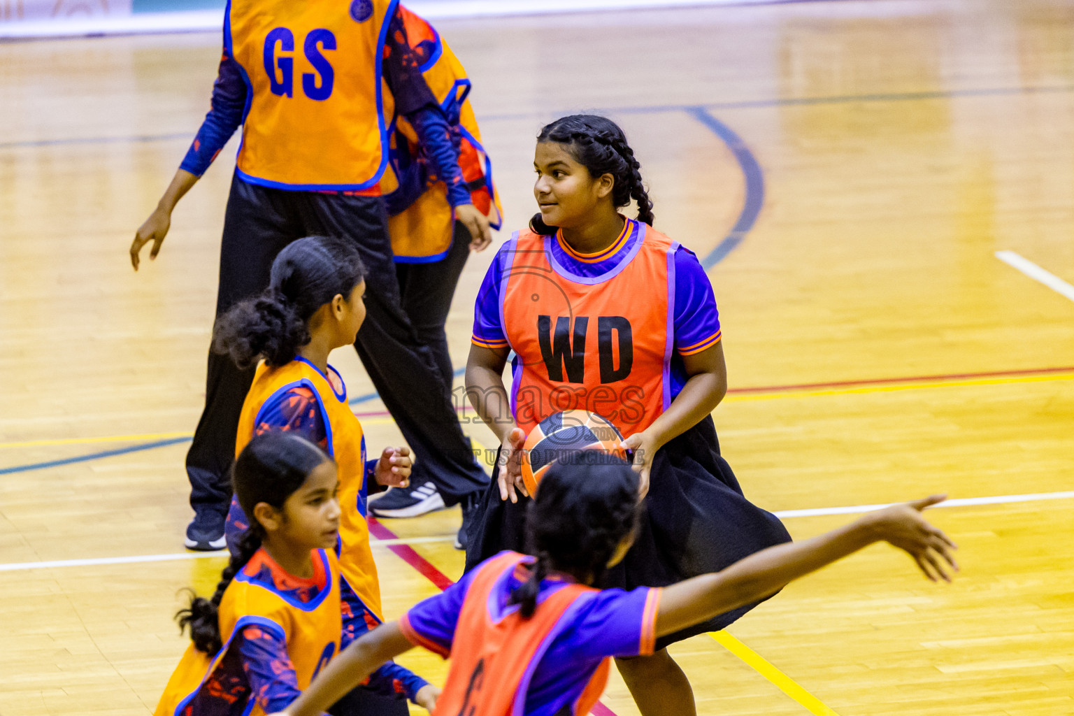 Day 11 of 25th Inter-School Netball Tournament was held in Social Center at Male', Maldives on Wednesday, 21st August 2024. Photos: Nausham Waheed / images.mv