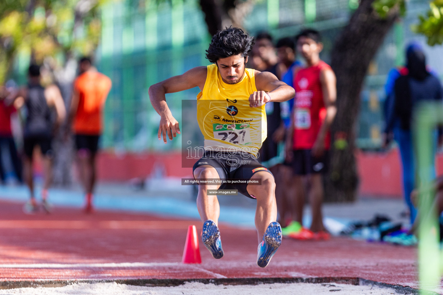 Day 2 of National Athletics Championship 2023 was held in Ekuveni Track at Male', Maldives on Saturday, 25th November 2023. Photos: Nausham Waheed / images.mv