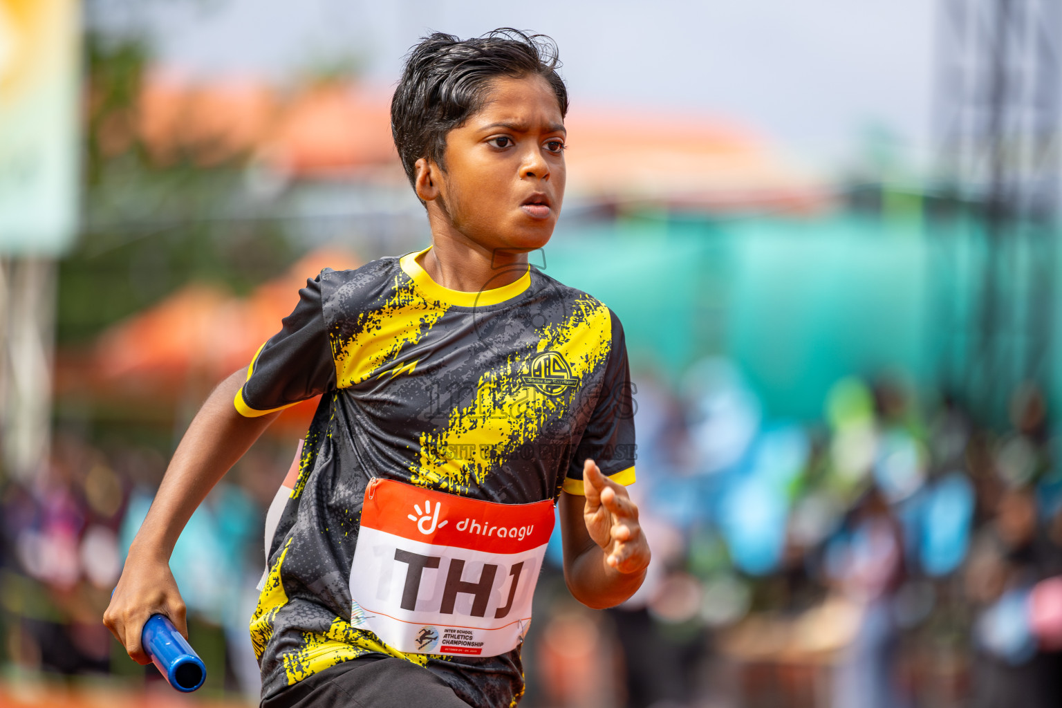 Day 6 of Inter-school Athletics Championship 2025 held in Ekuveni Synthetic Track, Male', Maldives on Sunday, 12th October 2025. Photos by: Ismail Thoriq / Images.mv