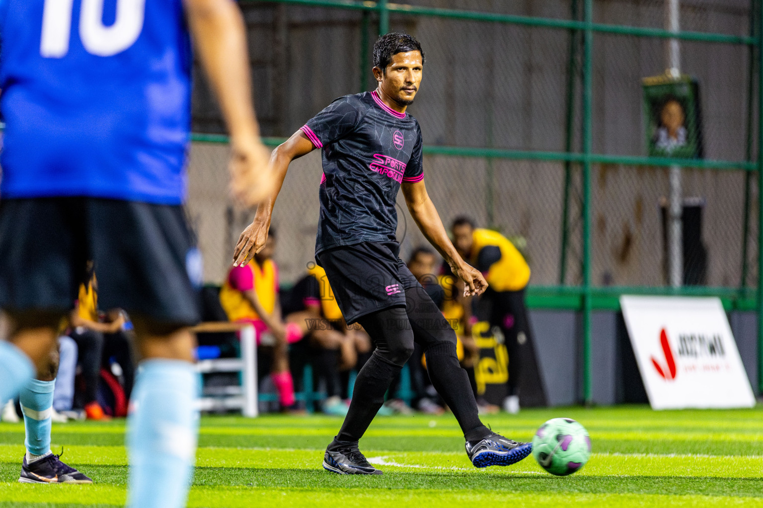 FC Calms Blue vs JJ Sports Club in Day 1 of Quarter Finals of BG Futsal Challenge 2024 was held on Friday , 29th March 2024, in Male', Maldives Photos: Nausham Waheed / images.mv