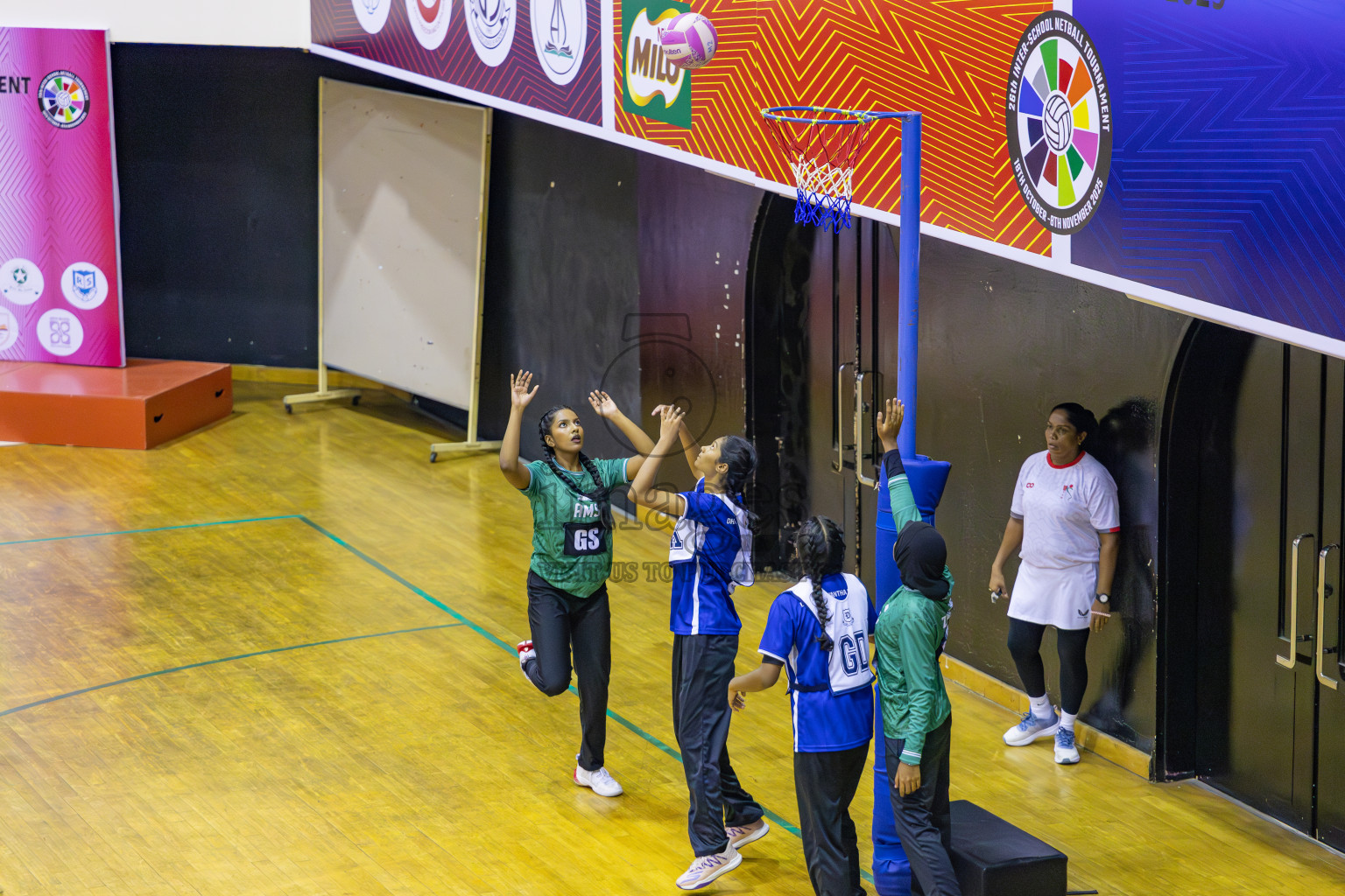 Day 14 of 26th Inter-School Netball Tournament 2025 was held in Social Center Indoor Hall on Tuesday, 4th November 2025. Photos: Areef Adam / images.mv