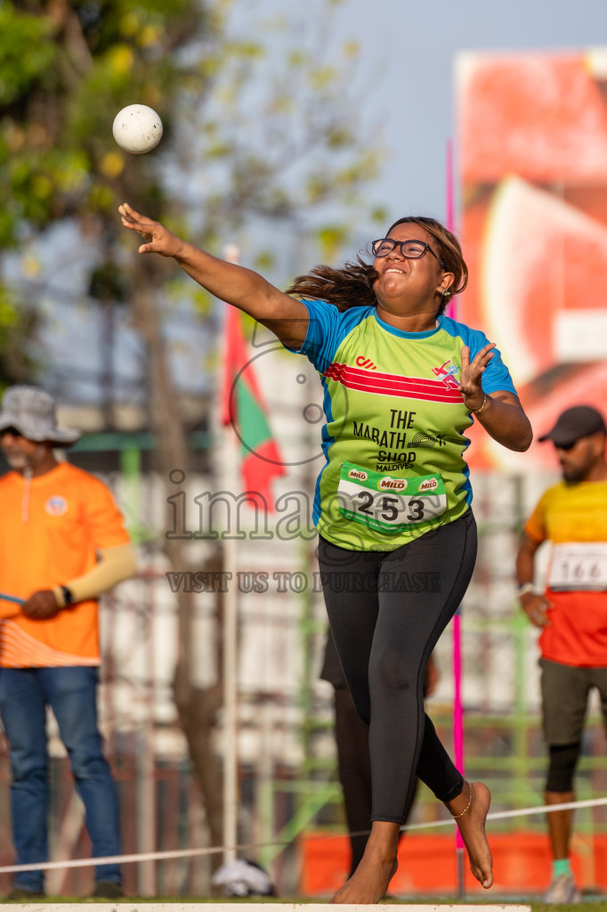 Day 2 of 33rd National Athletics Championship was held in Ekuveni Track at Male', Maldives on Friday, 6th September 2024. Photos: Shuu Abdul Sattar / images.mv