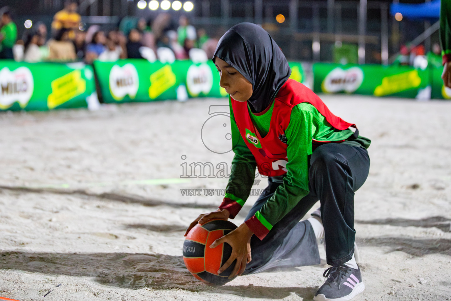 Day 4 of Milo Ramadan Half Court Netball Challenge on 24th March 2024, held in Central Park, Hulhumale, Male', Maldives