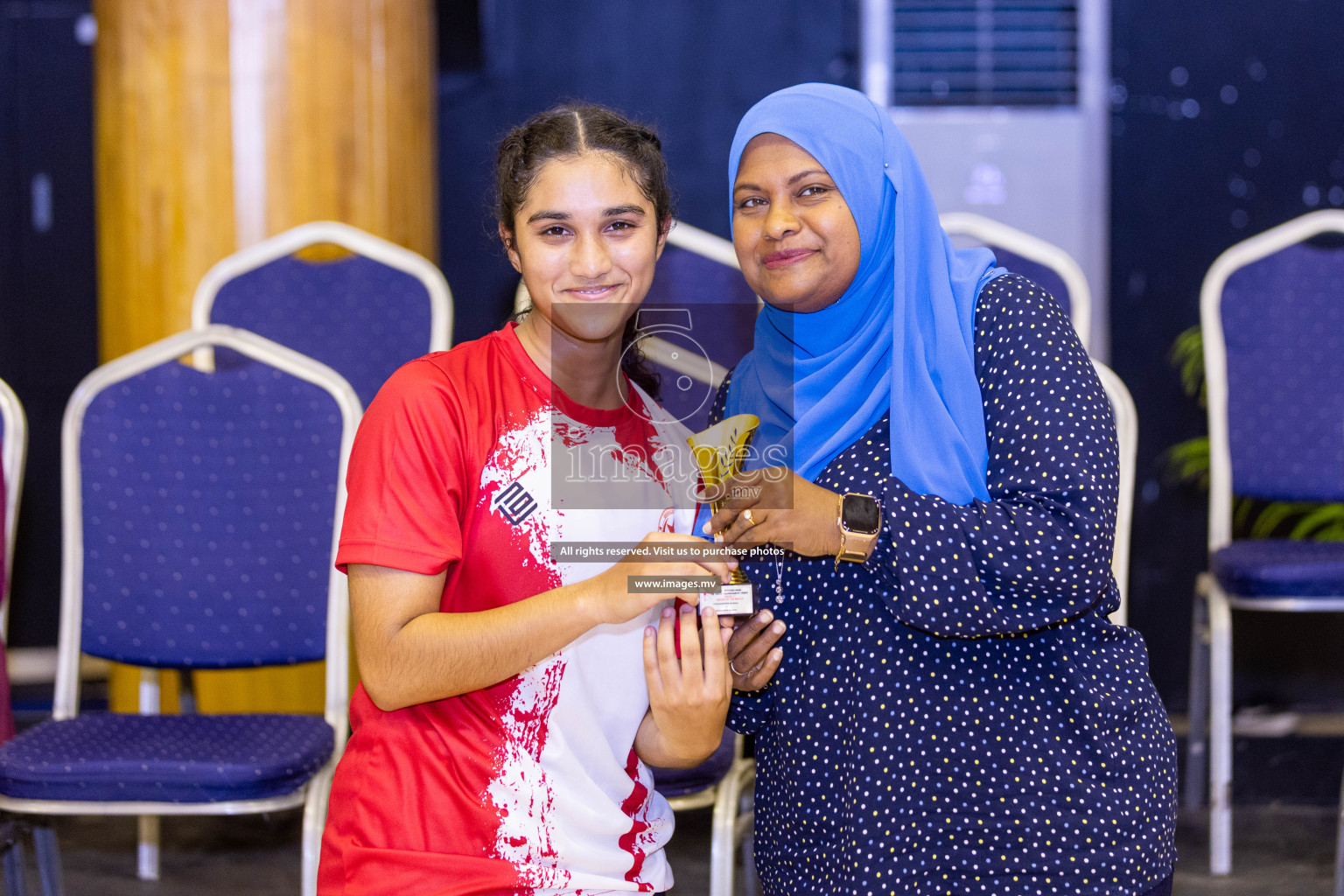 Day6 of 24th Interschool Netball Tournament 2023 was held in Social Center, Male', Maldives on 1st November 2023. Photos: Nausham Waheed / images.mv