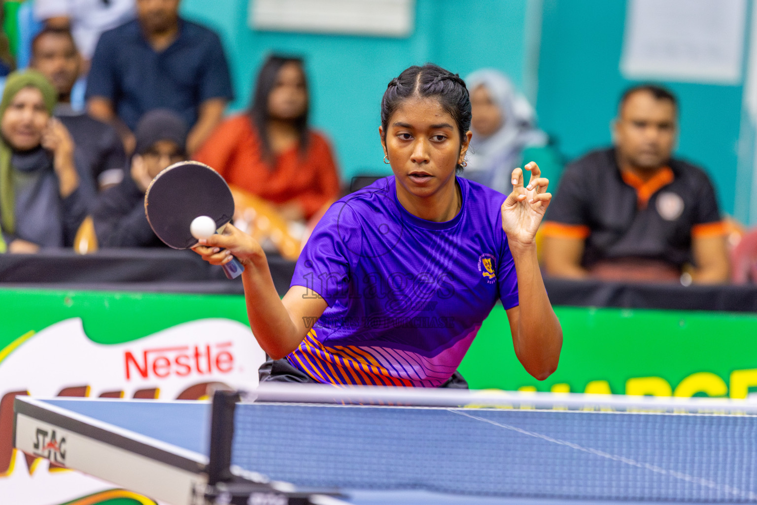 Day 8 of Interschool Table Tennis Tournament 2025 held at Male' TT Hall, Male', Maldives on Thursday, 22nd May 2025.
Photos by: Ismail Thoriq / images.mv