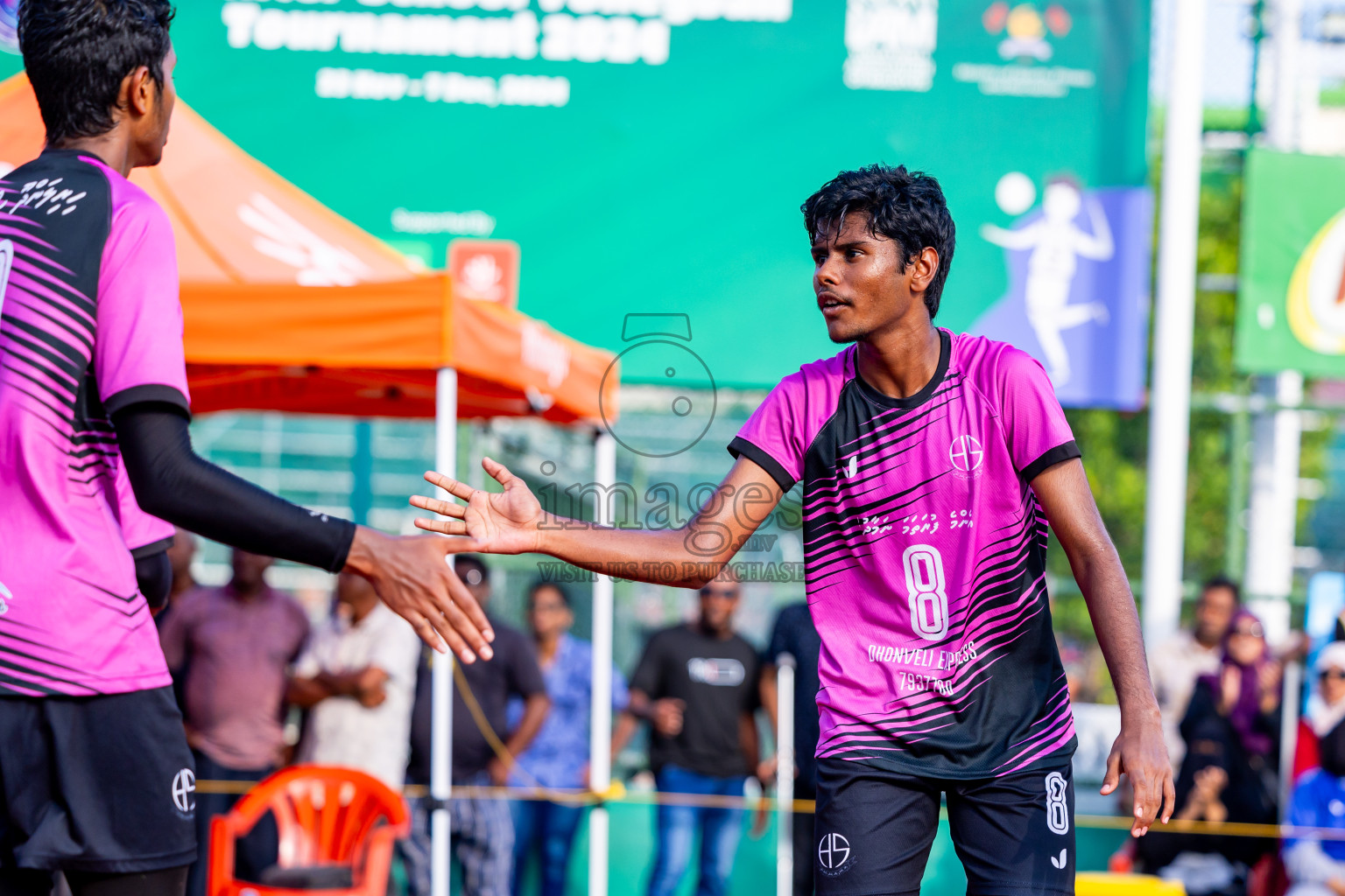 Day 13 of Interschool Volleyball Tournament 2024 was held in Ekuveni Volleyball Court at Male', Maldives on Thursday, 5th December 2024. Photos: Nausham Waheed / images.mv