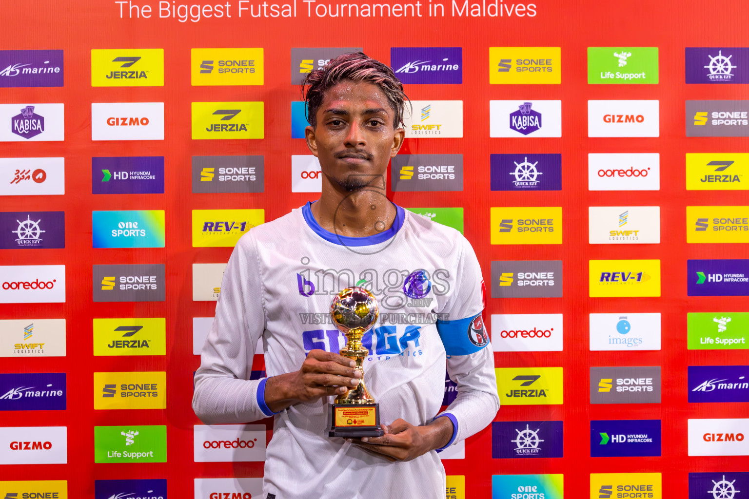 HA Ihavandhoo vs HA Maarandhoo in Day 9 of Golden Futsal Challenge 2024 was held on Tuesday, 23rd January 2024, in Hulhumale', Maldives
Photos: Ismail Thoriq / images.mv