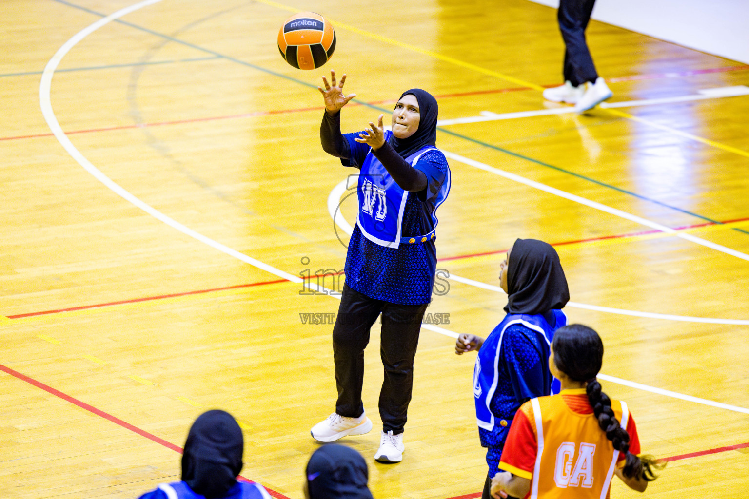 Day 5 of 21st National Netball Tournament was held in Social Canter at Male', Maldives on Sunday, 13th May 2024. Photos: Nausham Waheed / images.mv