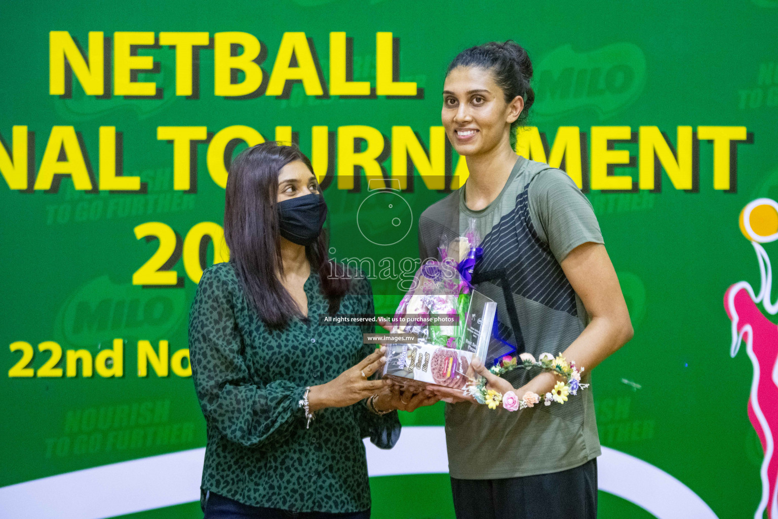 Kulhudhuffushi Youth & R.C vs Club Green Streets in the Finals of Milo National Netball Tournament 2021 (Women's) held on 5th December 2021 in Male', Maldives Photos: Ismail Thoriq / images.mv