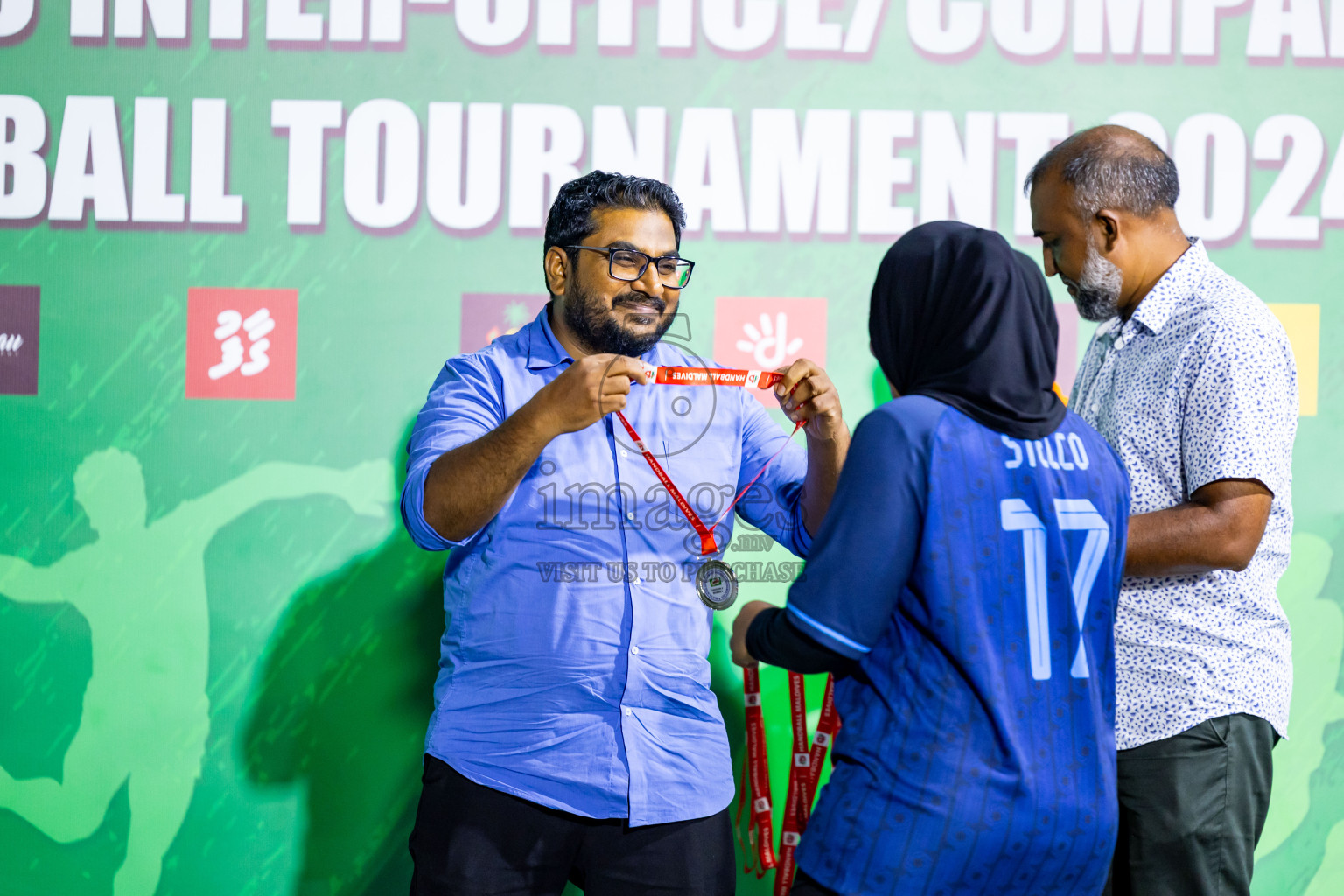 2nd Division Final of 8th Inter-Office/Company Handball Tournament 2024, held in Handball ground, Male', Maldives on Tuesday, 17th September 2024 Photos: Nausham Waheed/ Images.mv