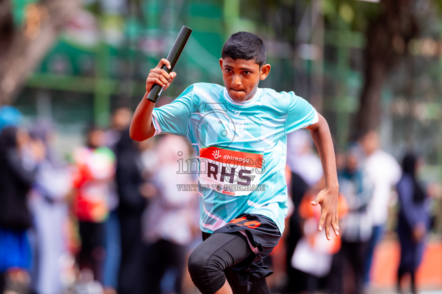 Day 6 of Inter-school Athletics Championship 2025 held in Ekuveni Synthetic Track, Male', Maldives on Sunday, 12th October 2025. Photos by: Nausham Waheed / Images.mv