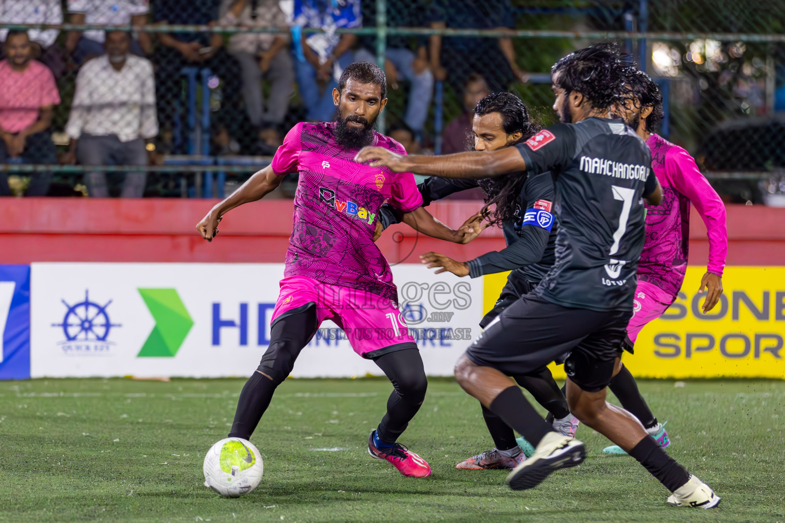 Machchangoalhi vs Maafannu on Day 34 of Golden Futsal Challenge 2024 was held on Monday, 19th February 2024, in Hulhumale', Maldives
Photos: Ismail Thoriq / images.mv