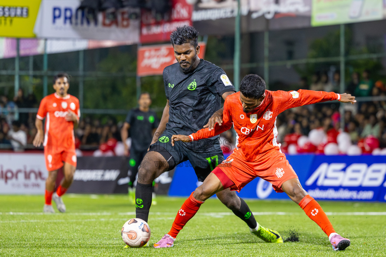 Road Recreation Club vs Club Combination SC Eydhafushi in Kings Cup Final of Club Maldives 2025 was held in Rehendhi Futsal Ground, Hulhumale', Maldives on Tuesday, 9th September 2025. Photos: Ismail Thoriq / images.mv